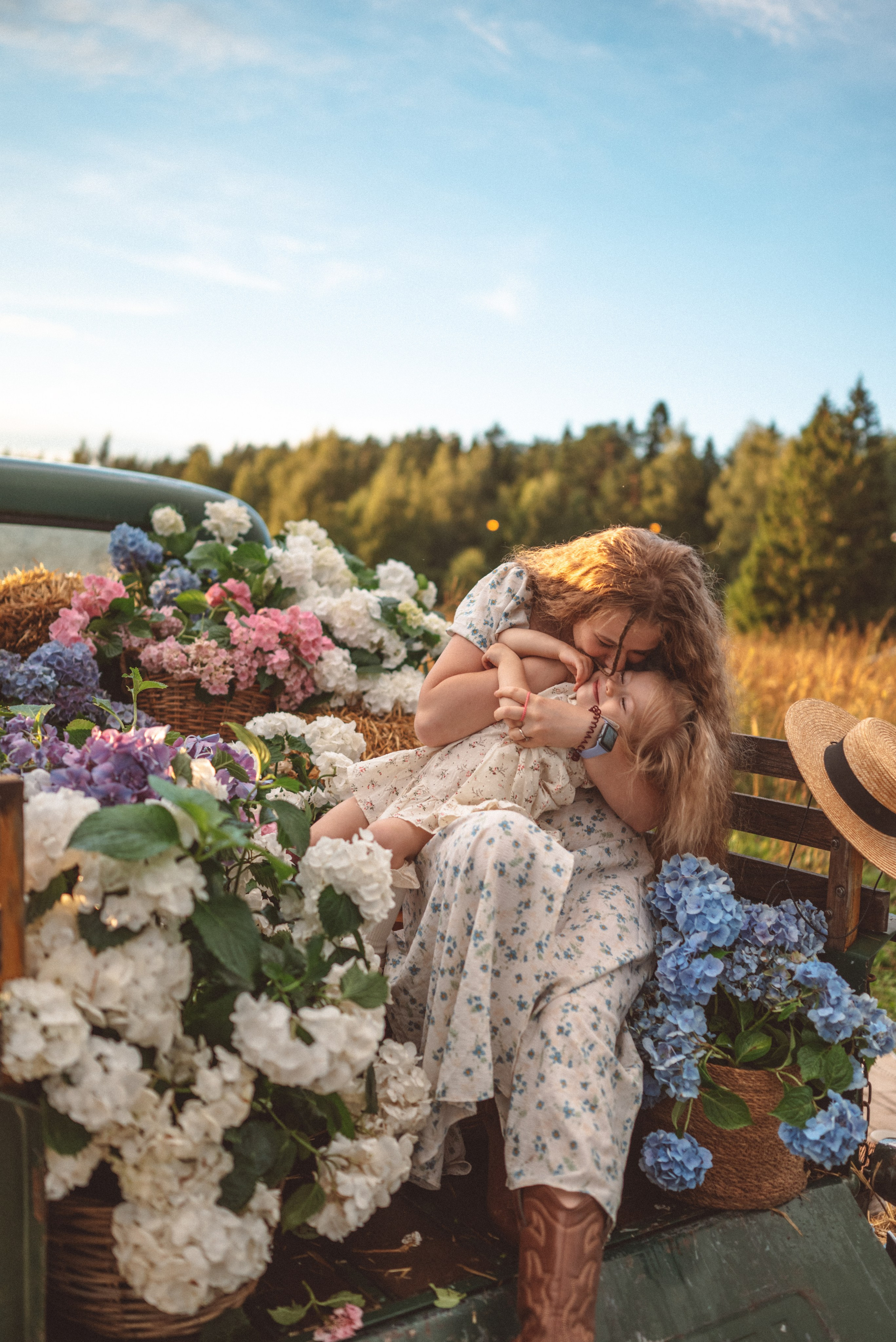 Гортензии. Семейный и детский фотограф в Москве Князева Диана