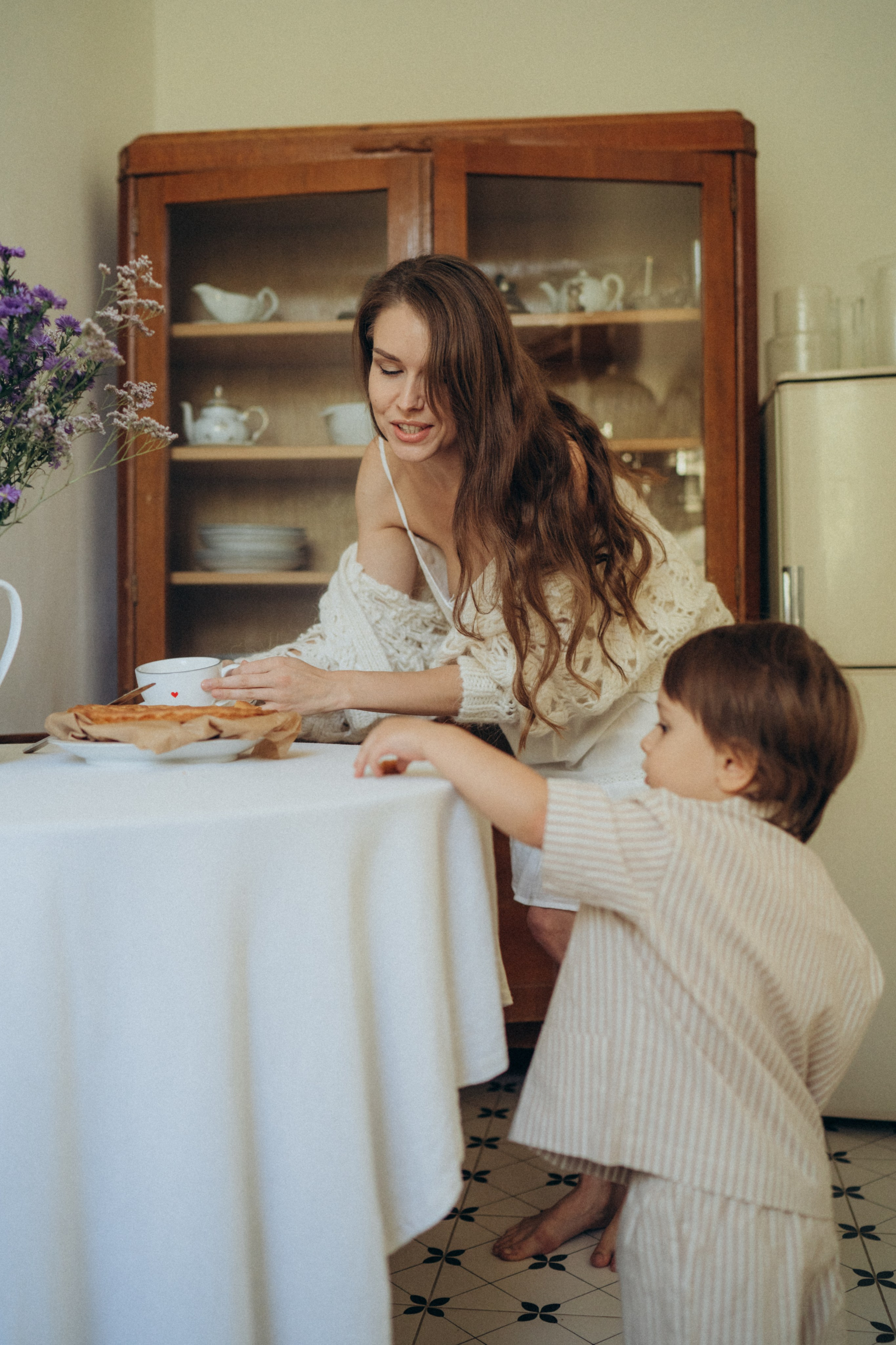 Теплым осенним днем дома. Семейный фотограф в Москве Елена Гильманова