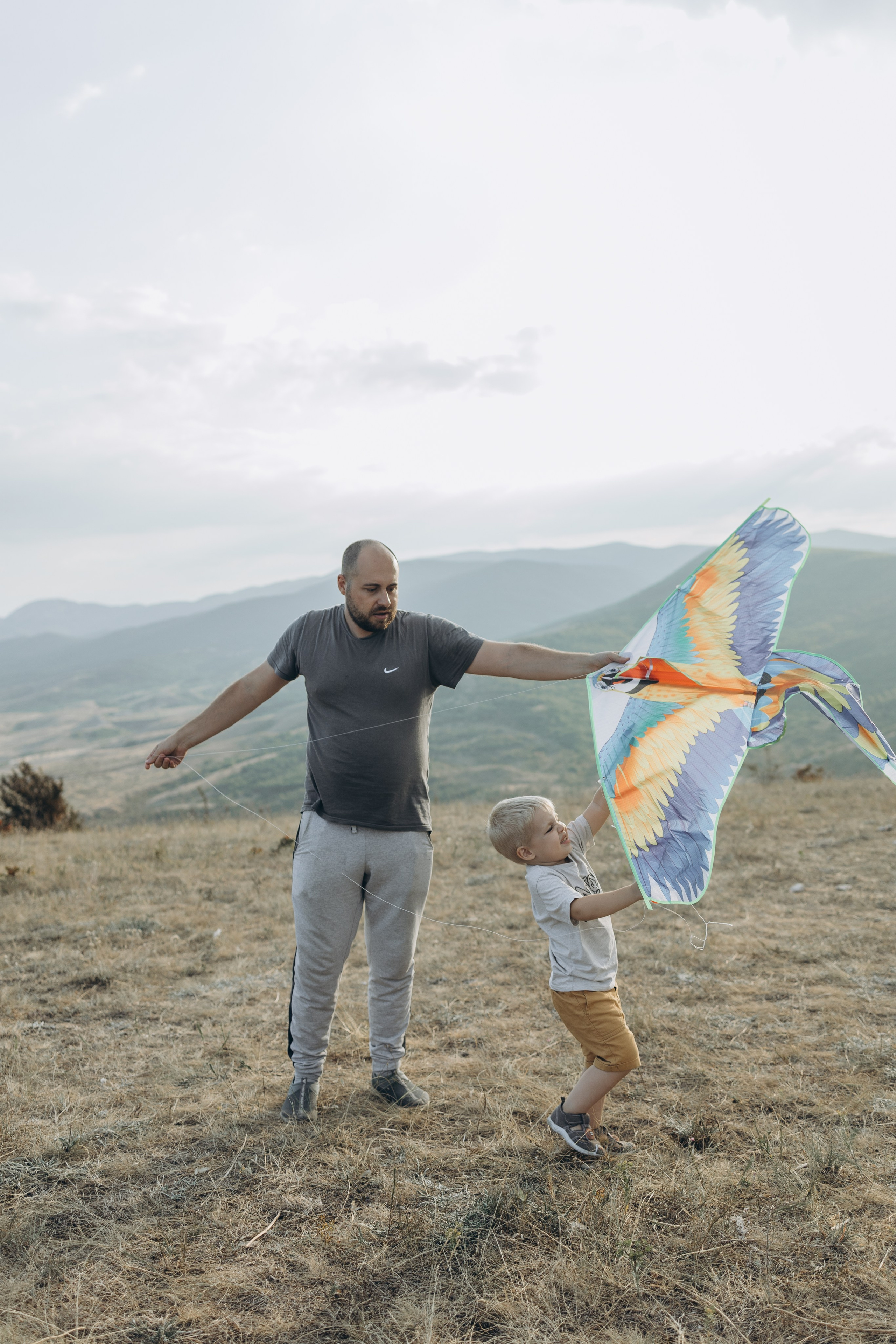 Воздушный змей. Семейный фотограф в Москве Виктория Ястребинская