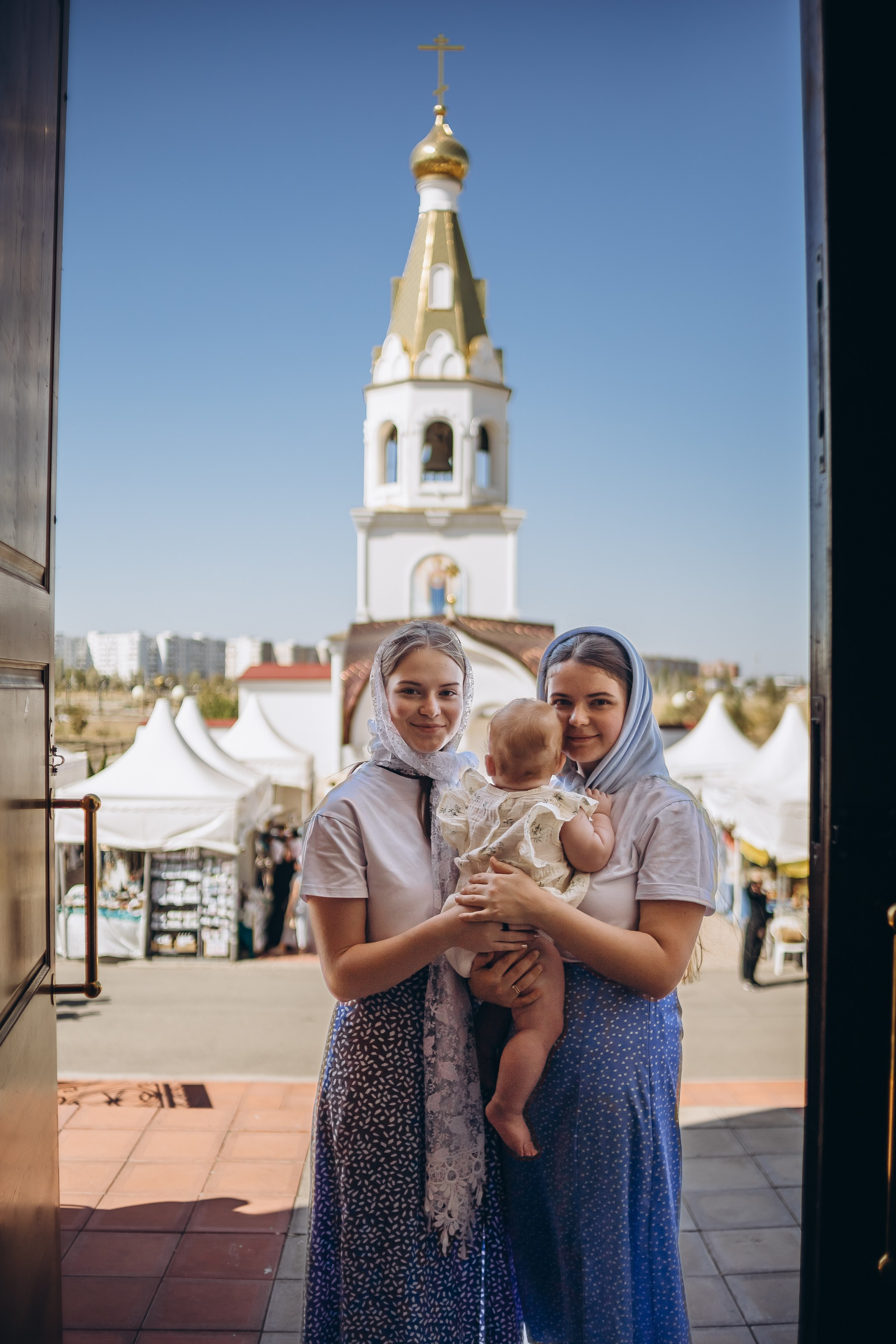 Крещение Надежды. Семейный фотограф в Волгодонске Краченцева Анна