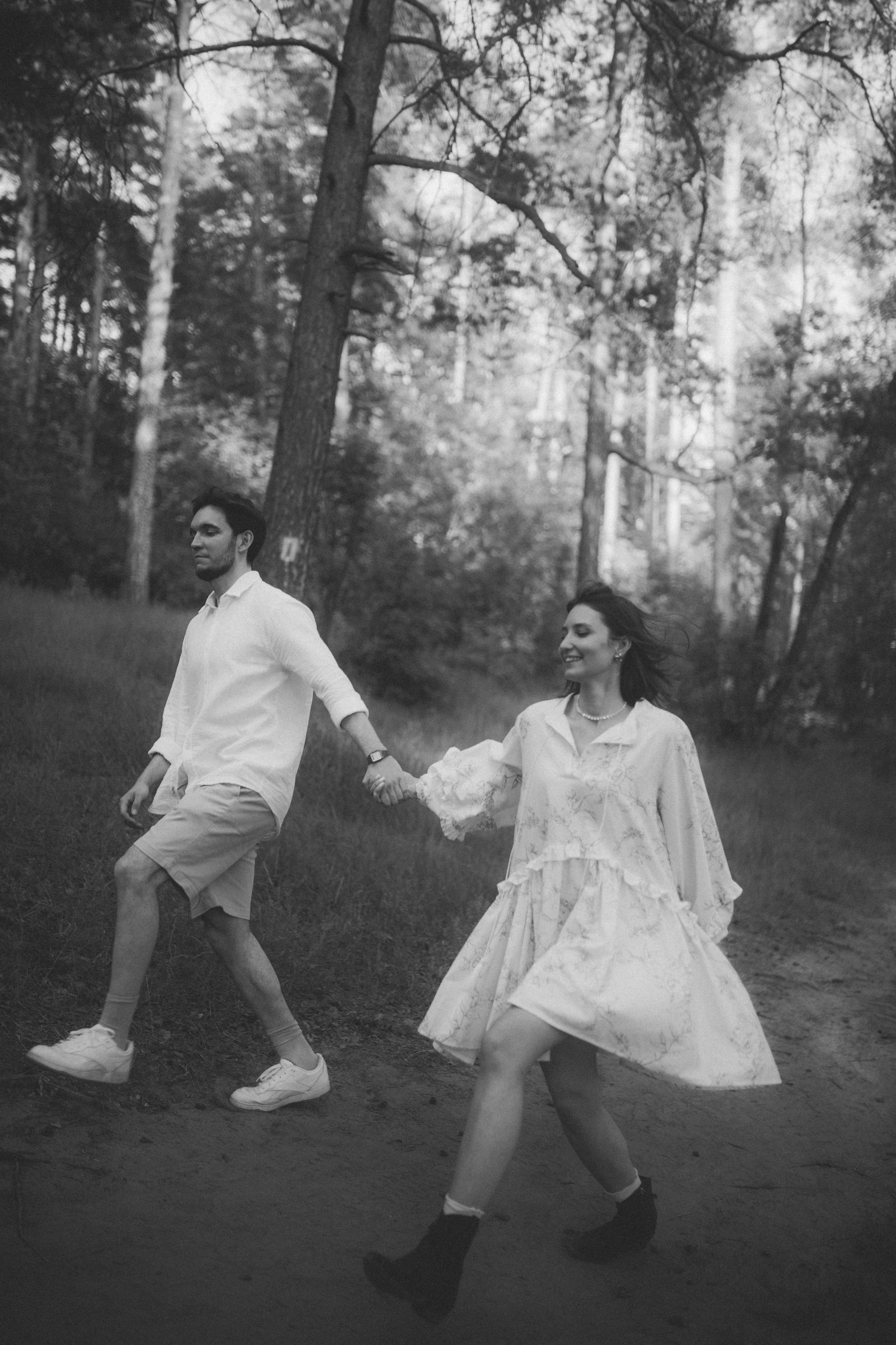 Фаниль и Вероника в лесу. Свадебный фотограф Казань