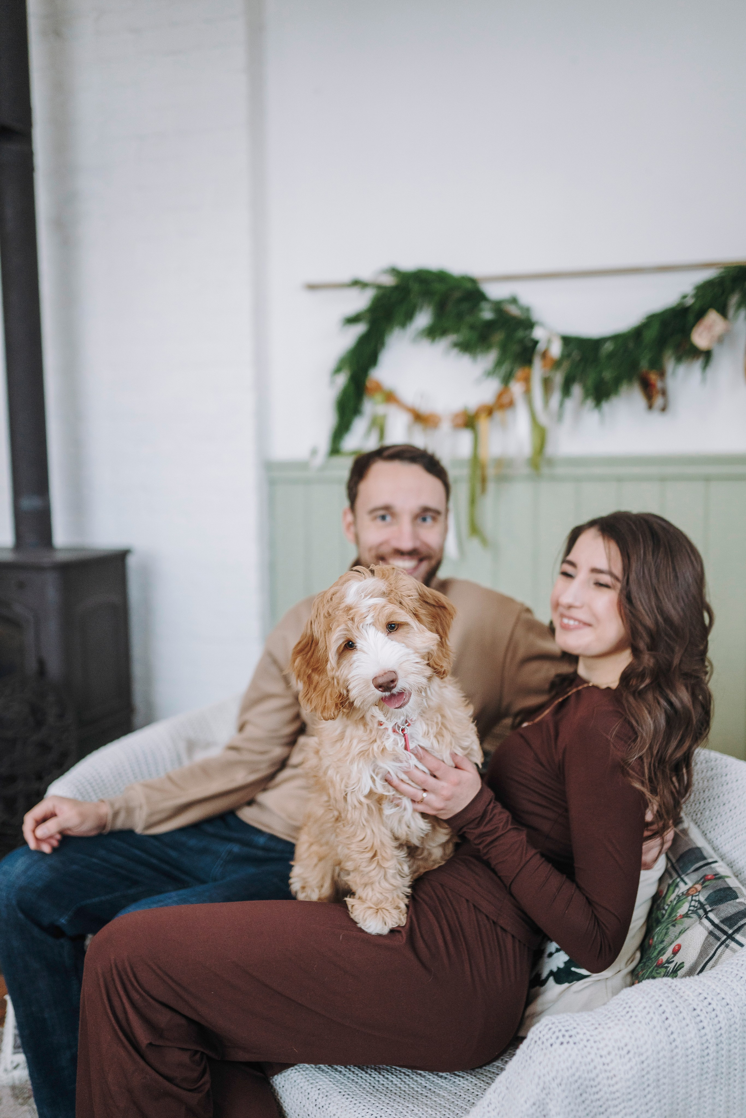 Мёрфи, Таня и Антон. Фотограф анималист в Спб недорого Олеся Майорова