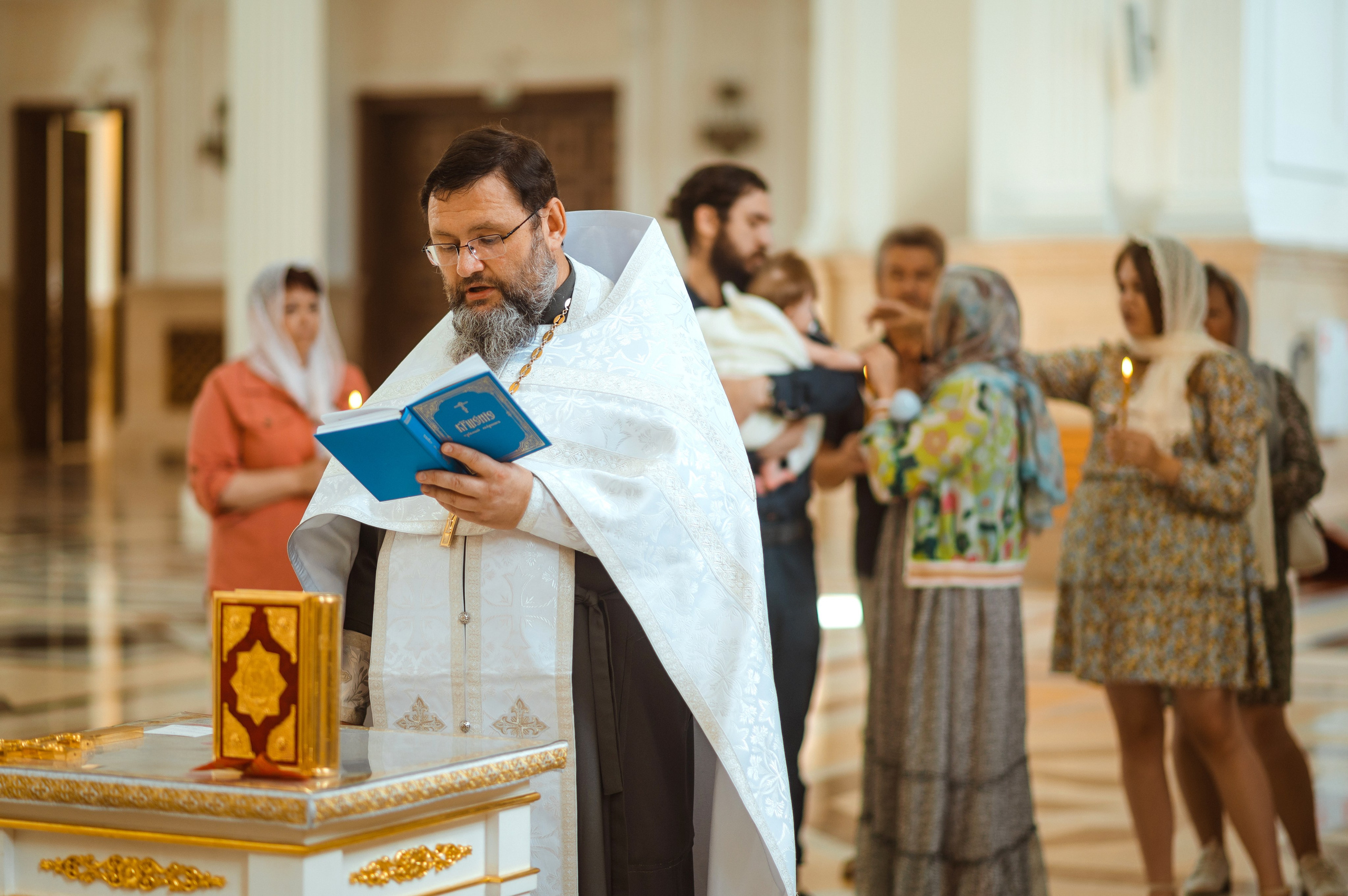 Крещение Сони. Спасский кафедральный собор. Свадебный и семейный Фотограф в Пензе Татьяна Лапоногова