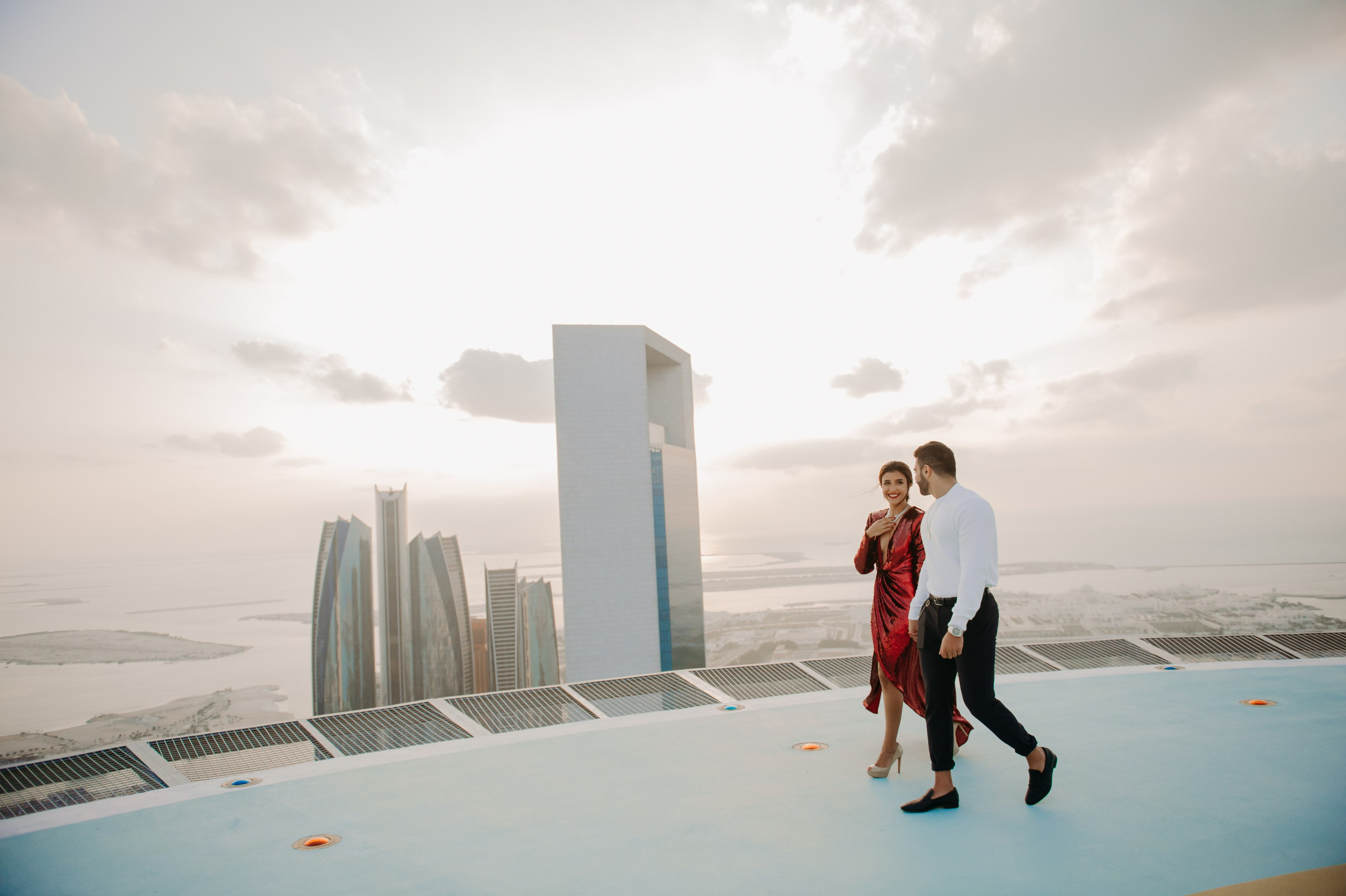 Love Story на высоте (Абу Даби). Фотограф в Москве и Санкт-Петербурге Дарина