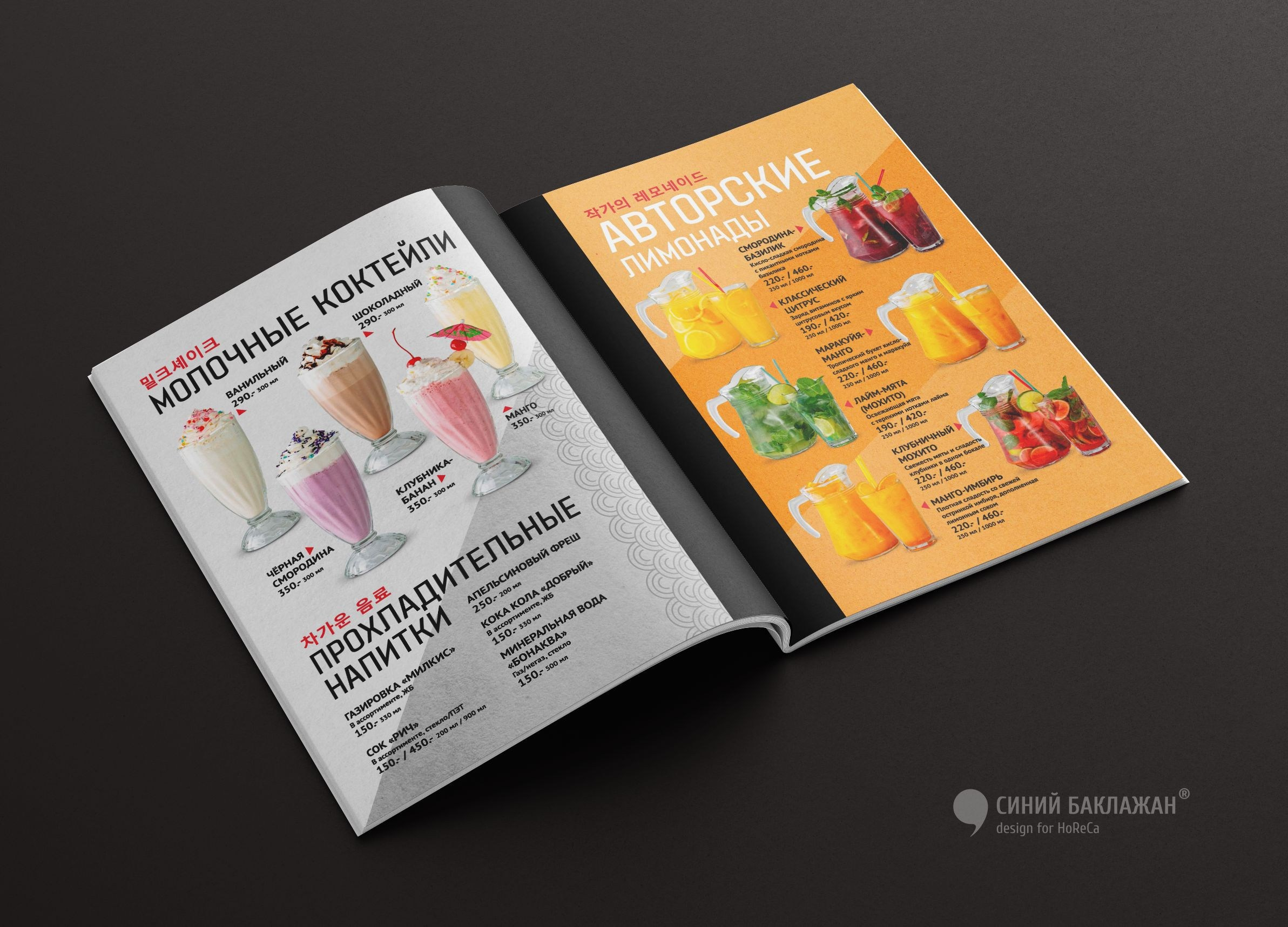 Дизайн меню для кафе. Дизайн меню на заказ