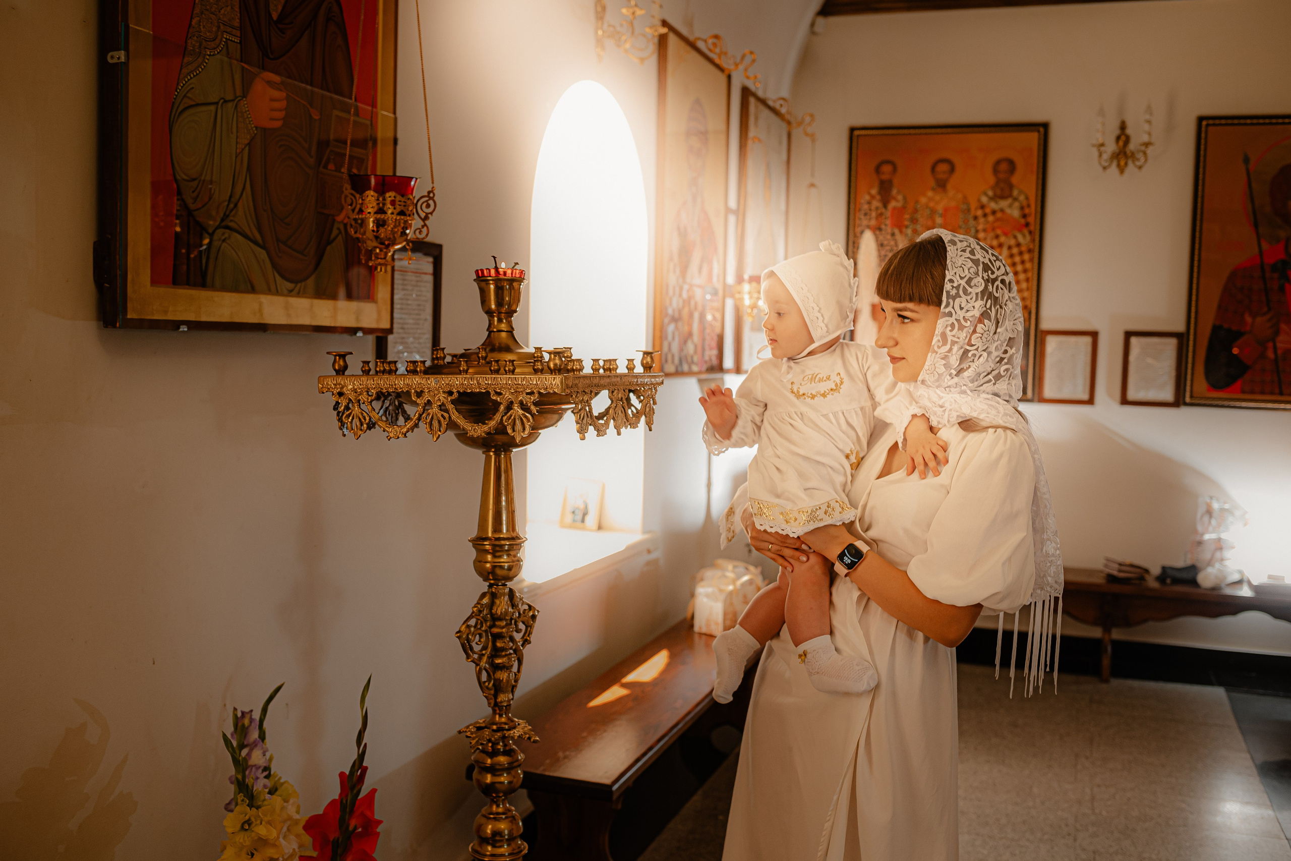 Крещение. Посёлок М. Горький. Свято — Пантелеимоновский храм. Свадебный фотограф Кропоткин Краснодар