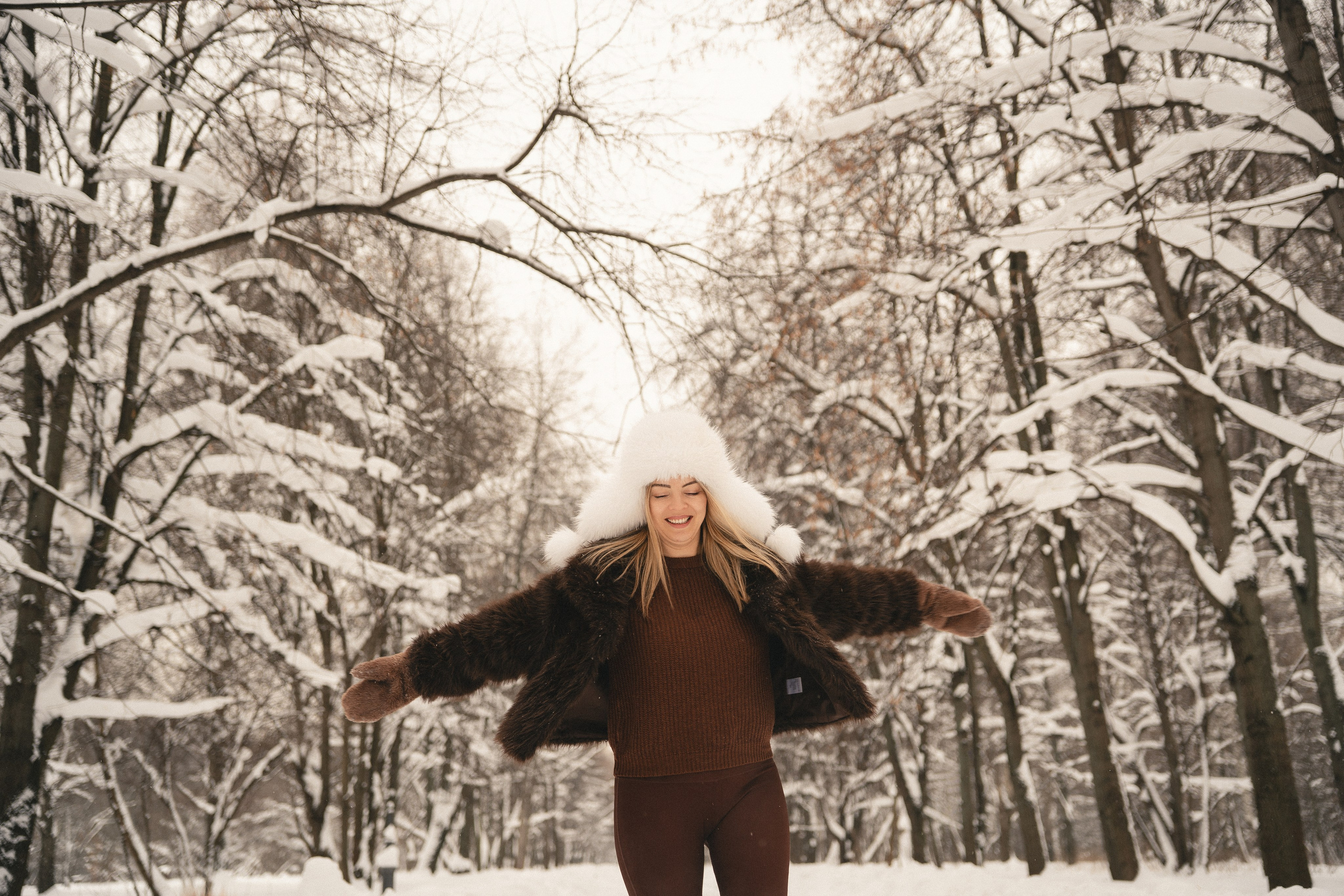 Зимний лес.Индивидуальная. Фотограф/рилсмейкер в Москве и МО. Свадьбы, индивидуальные съемки, лавстори, беременность, мероприятия, бренды