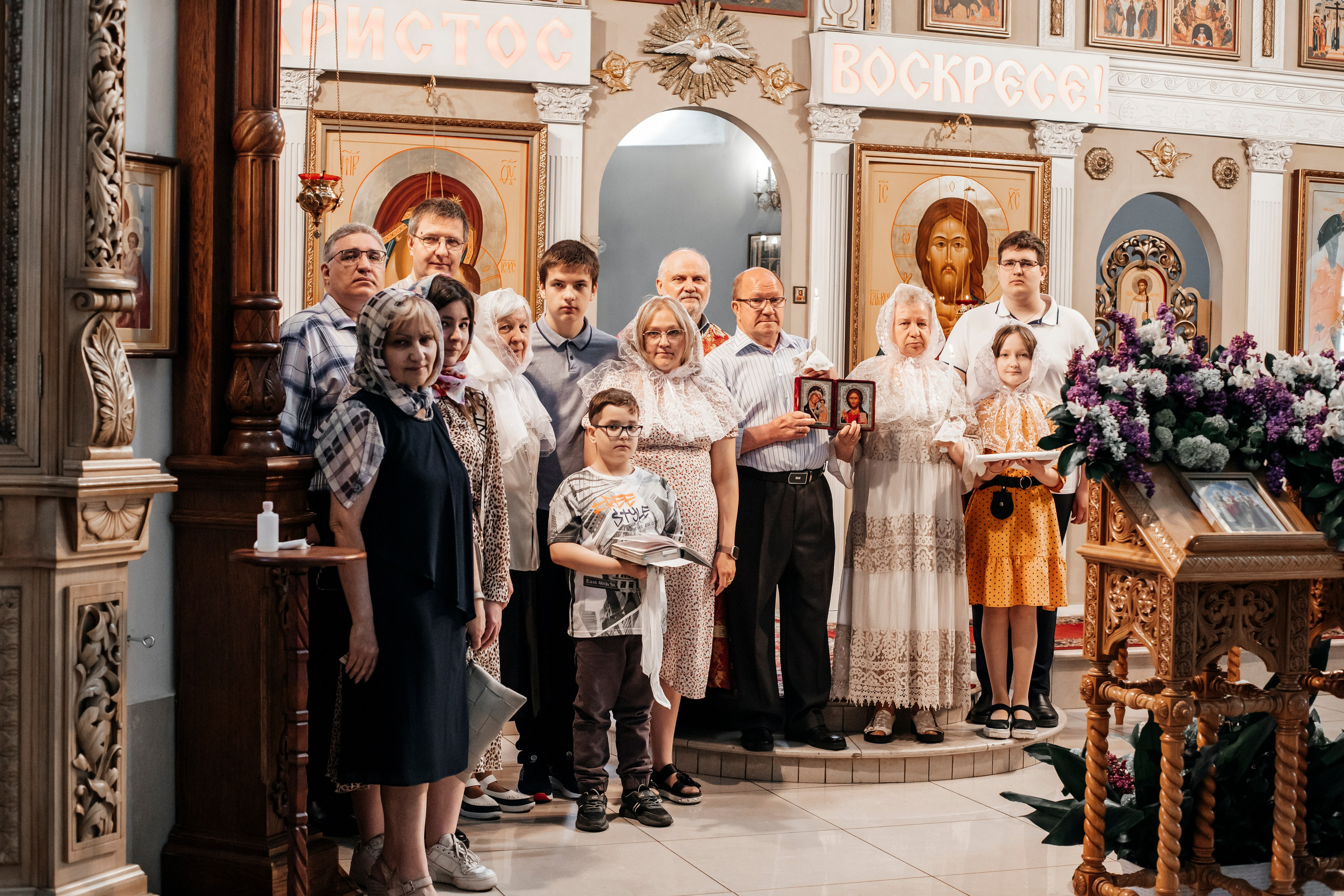Церковный (крещение и венчание). Семейный фотограф Москва и область Дербунова Елена