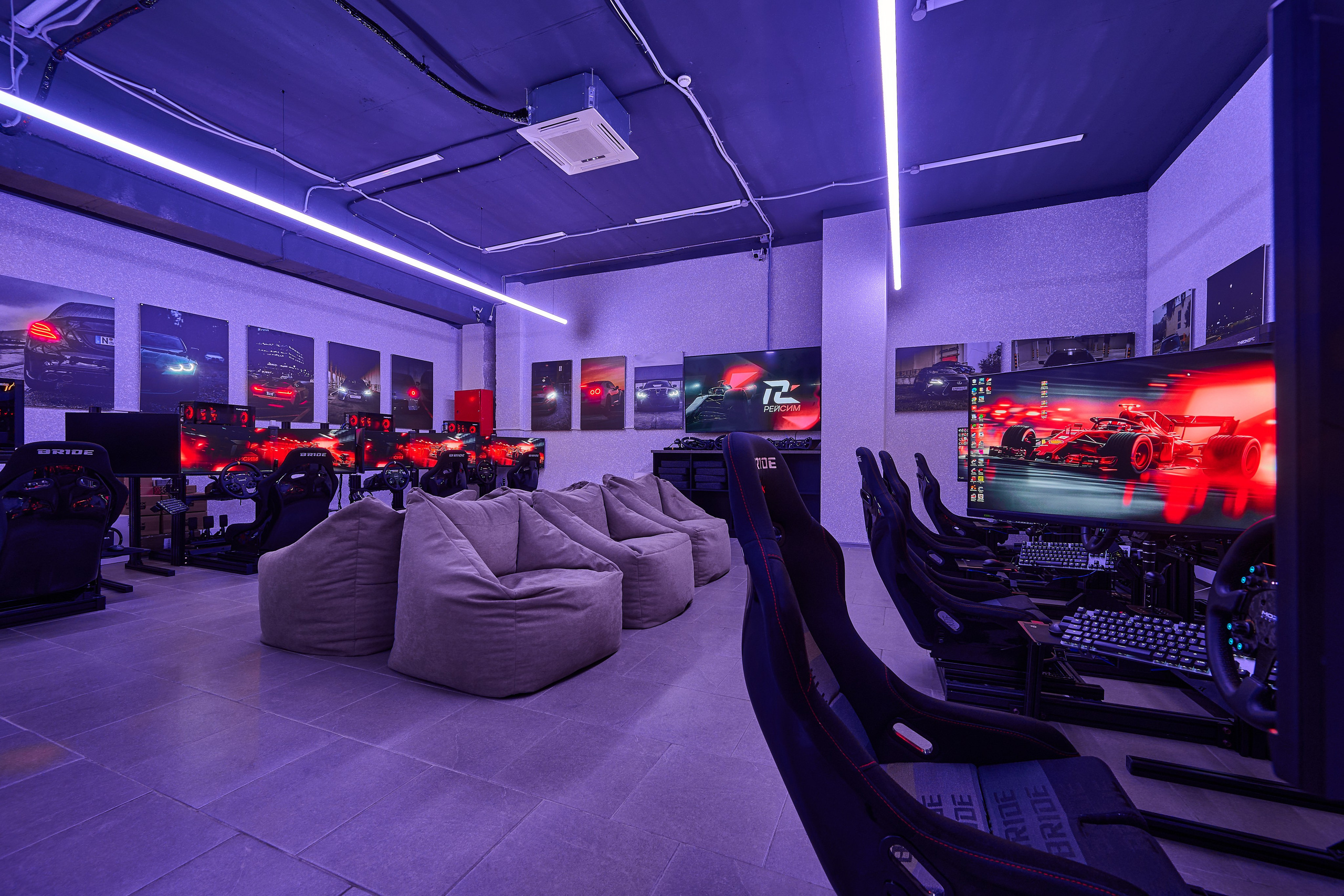 РЕЙСИМ Гоночные автосимуляторы. Интерьерный фотограф в Краснодаре
