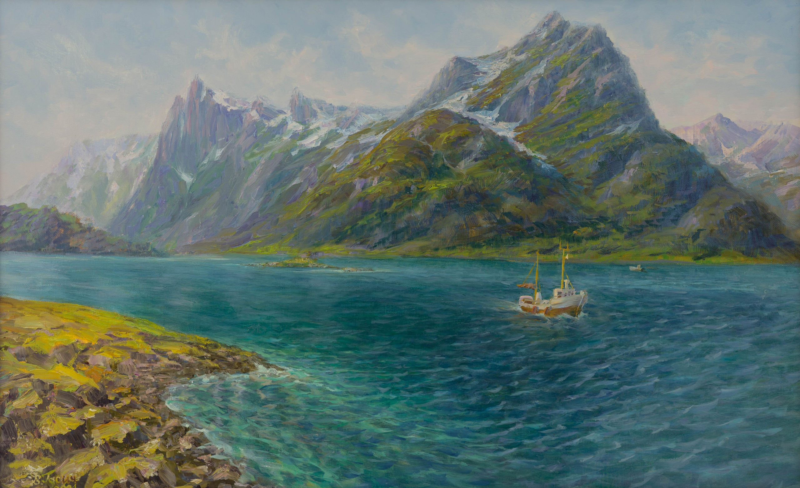 Норвежский пленэр. Художник Василий Гасич