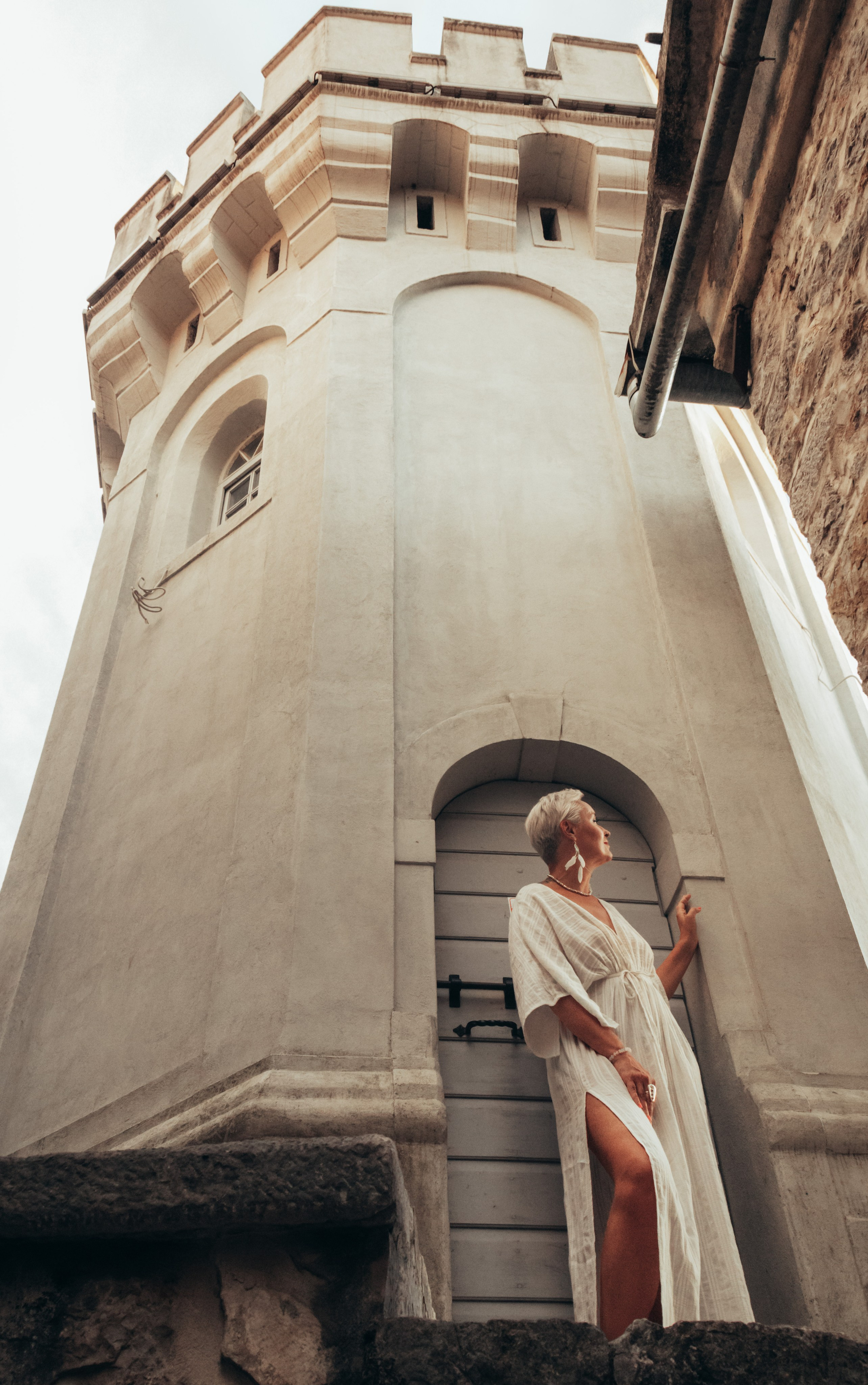 Закатный Херцег Нови с Марией. Portrait photographer in Tivat Montenegro Katerina Kirsanova