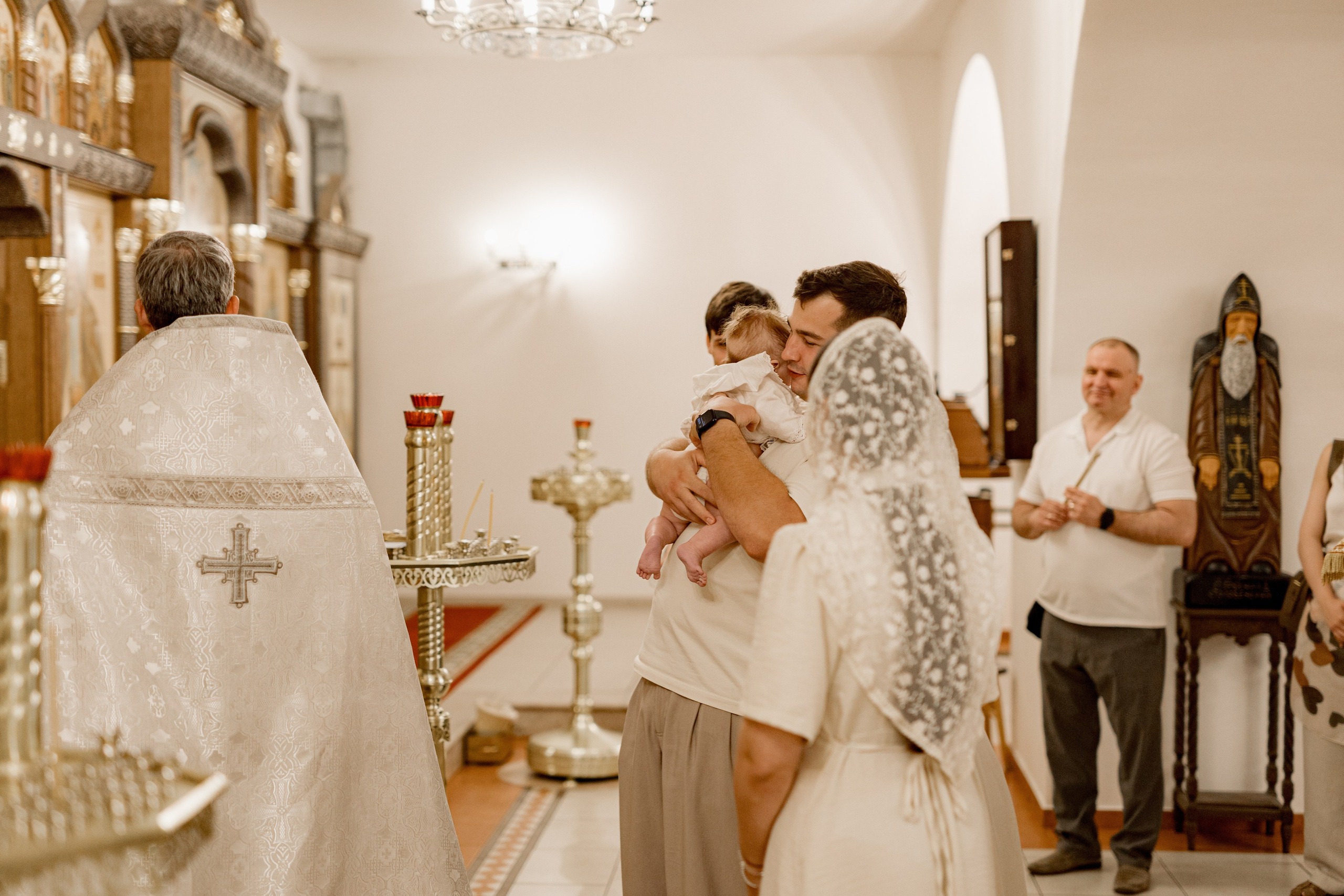 Таинство Крещения Саши. Фотограф новорождённых Newborn Москва