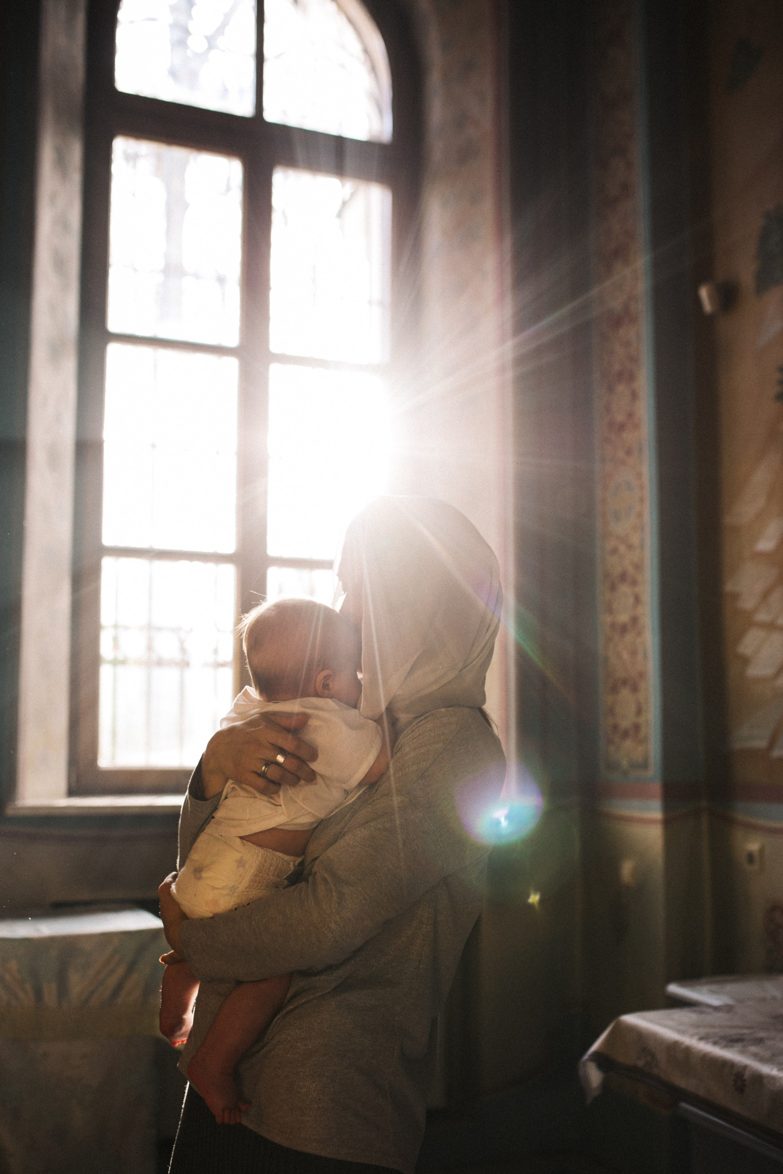 Фотосессия крещения. Фотограф Лебедева Наталья