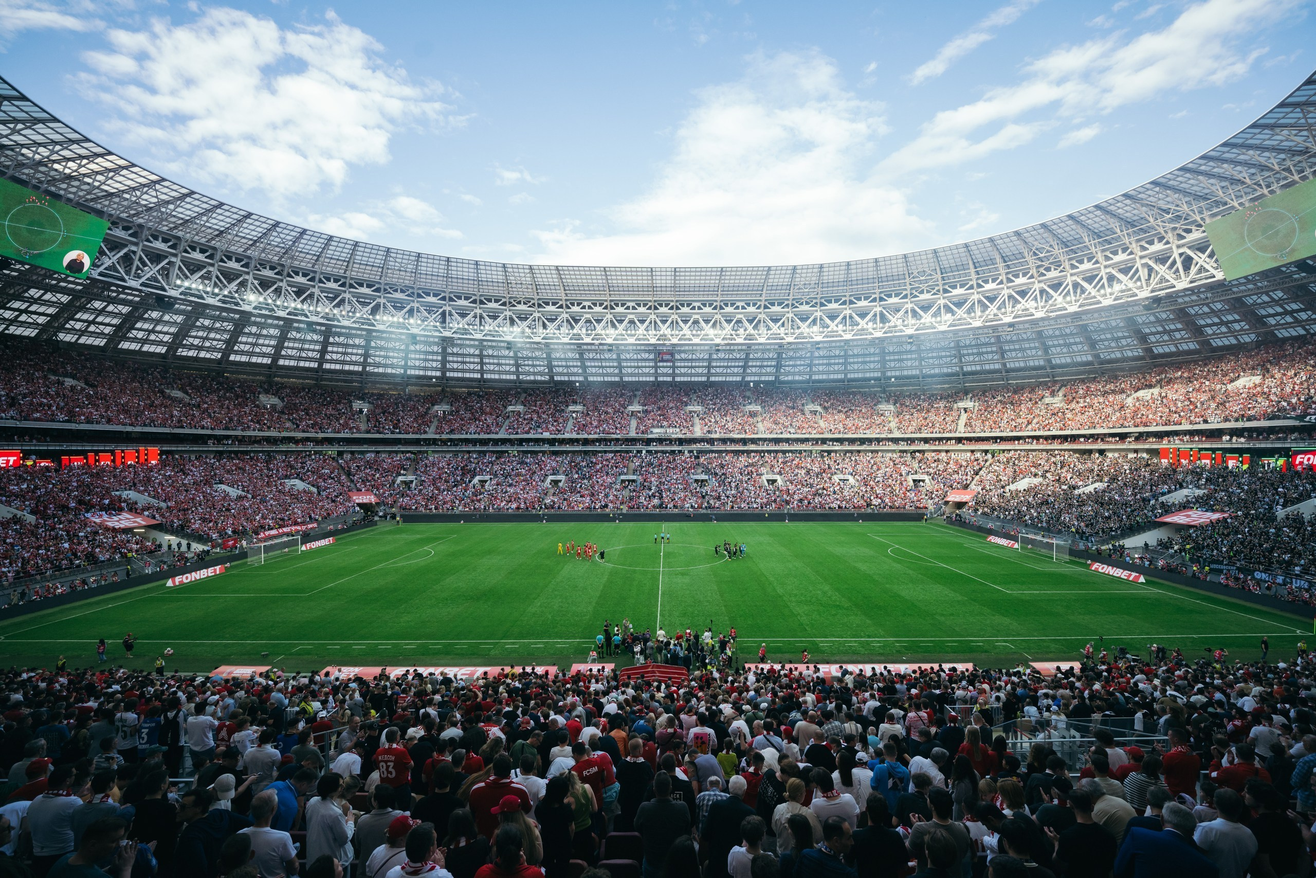 Спортивный фотограф Москва — стадион Лужники перед матчем Спартак — Краснодар