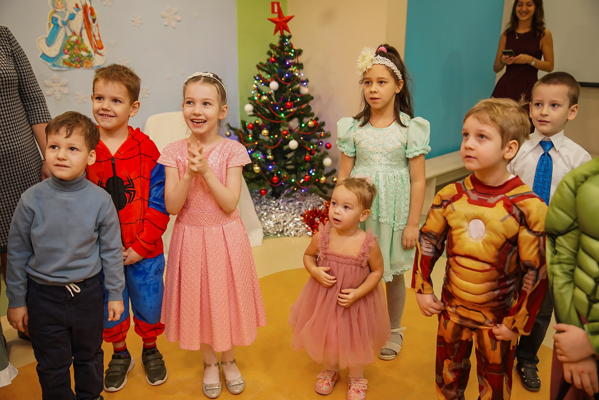Новый год в частном детском садике. Семейный и детский фотограф в Нижнем Новгороде