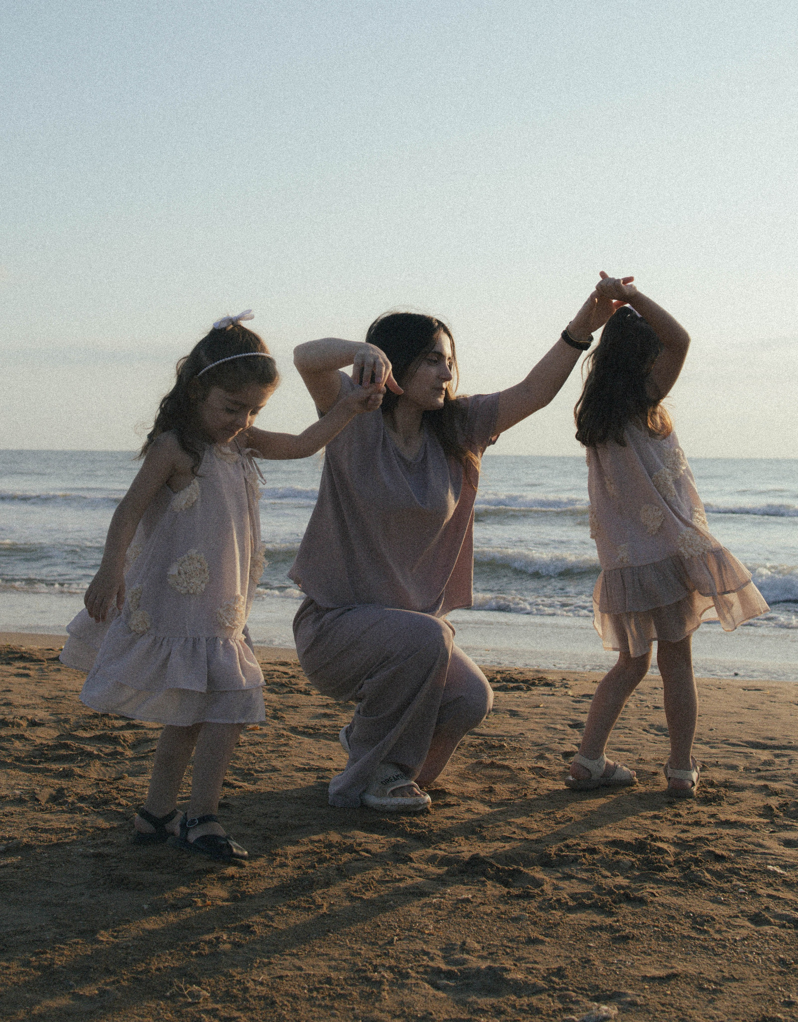 Мама & дочки. Семейный фотограф Leylin