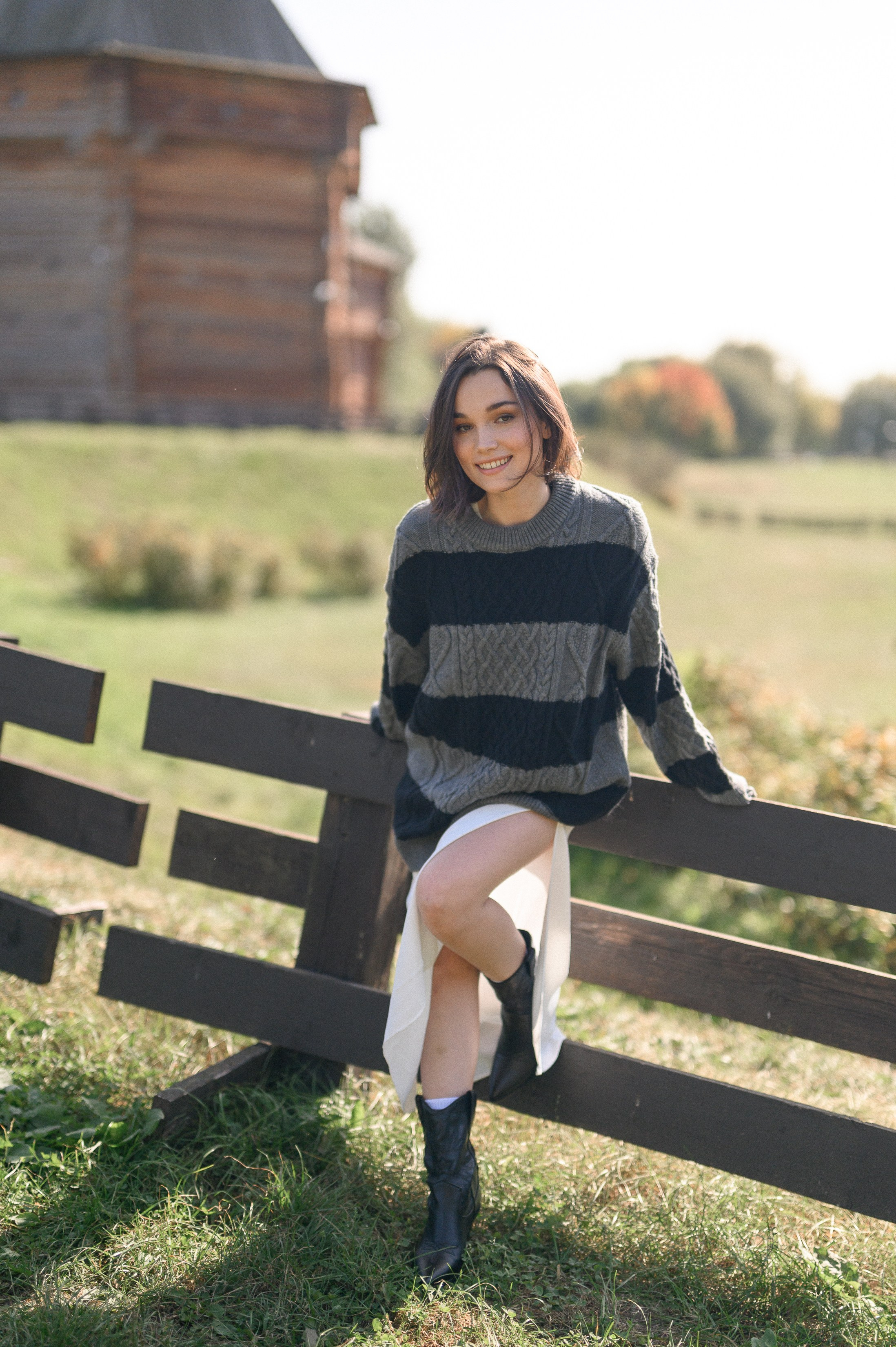 Олеся. Фотосессия на закате в парке Коломенское. Semerlina.ru