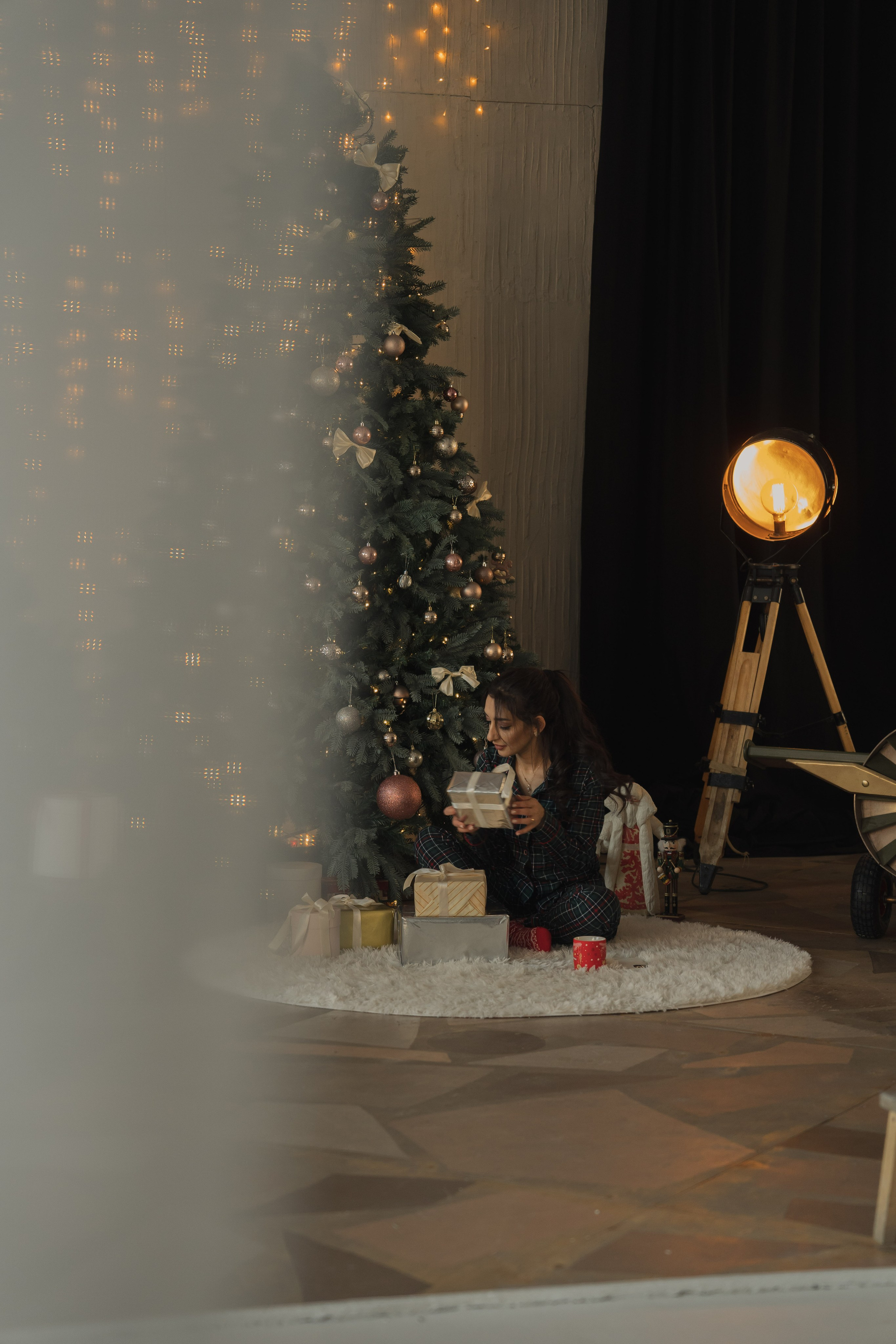 Индивидуальная новогодняя фотосессия в студии. Семейный фотограф Екатеринбург Татьяна Девятых