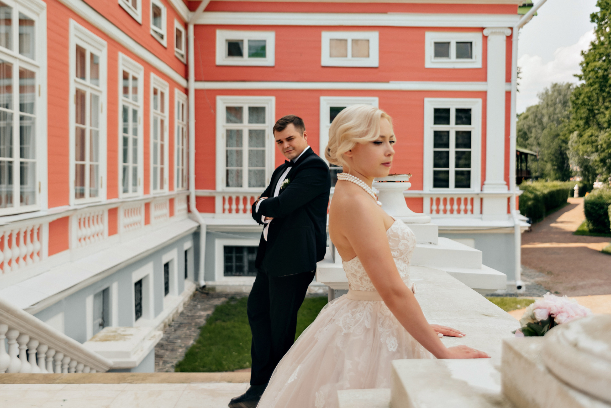 Свадебная фотосессия Кусково. Фотограф Москва