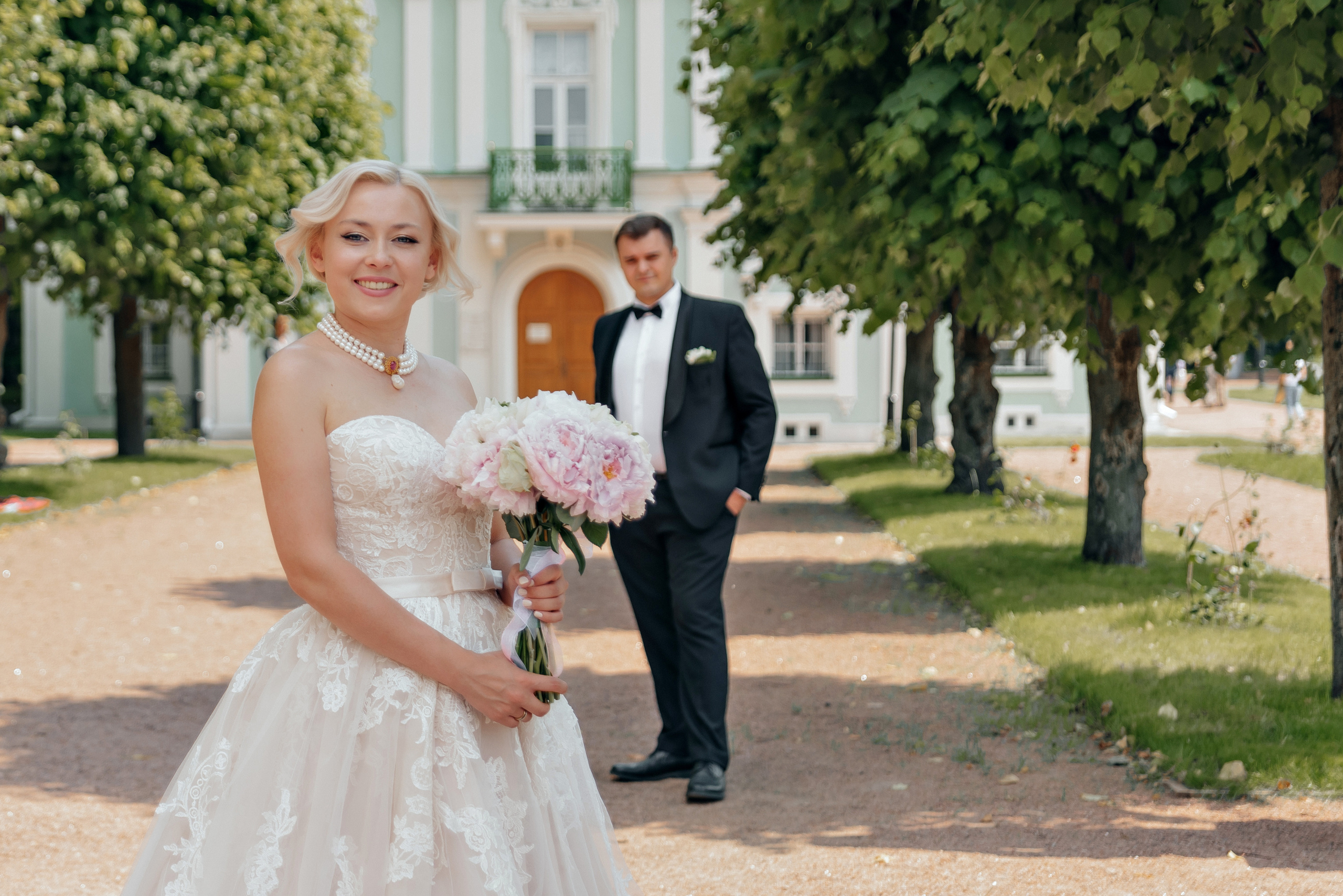 Свадебная фотосессия Кусково. Фотограф Москва