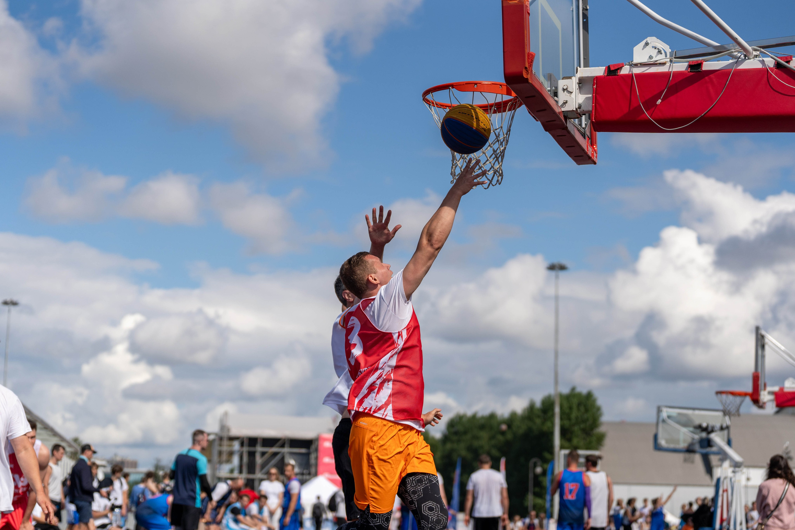 Уличный матч баскетбола 3×3 «Оранжевый мяч», спортивный фотограф Санкт-Петербург