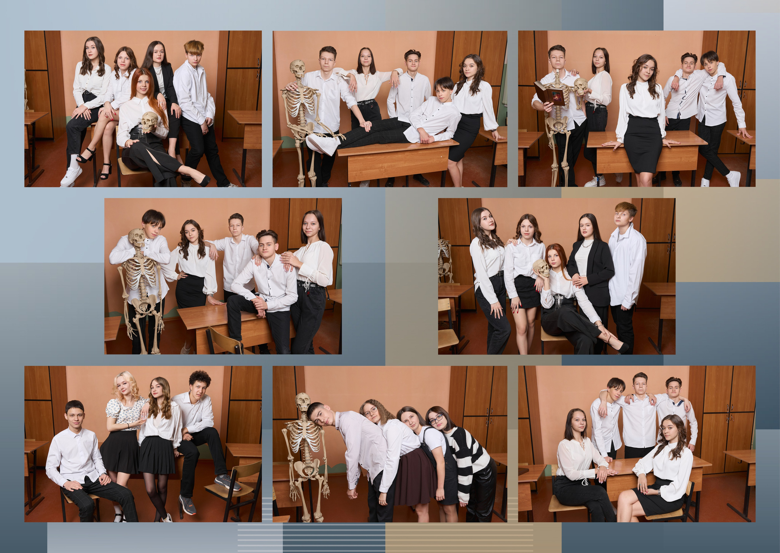 Выпускной альбом 9, 11 класс в Заволжье, Городце. Школьный фотограф. Фотограф в Заволжье Алексей Шабалин