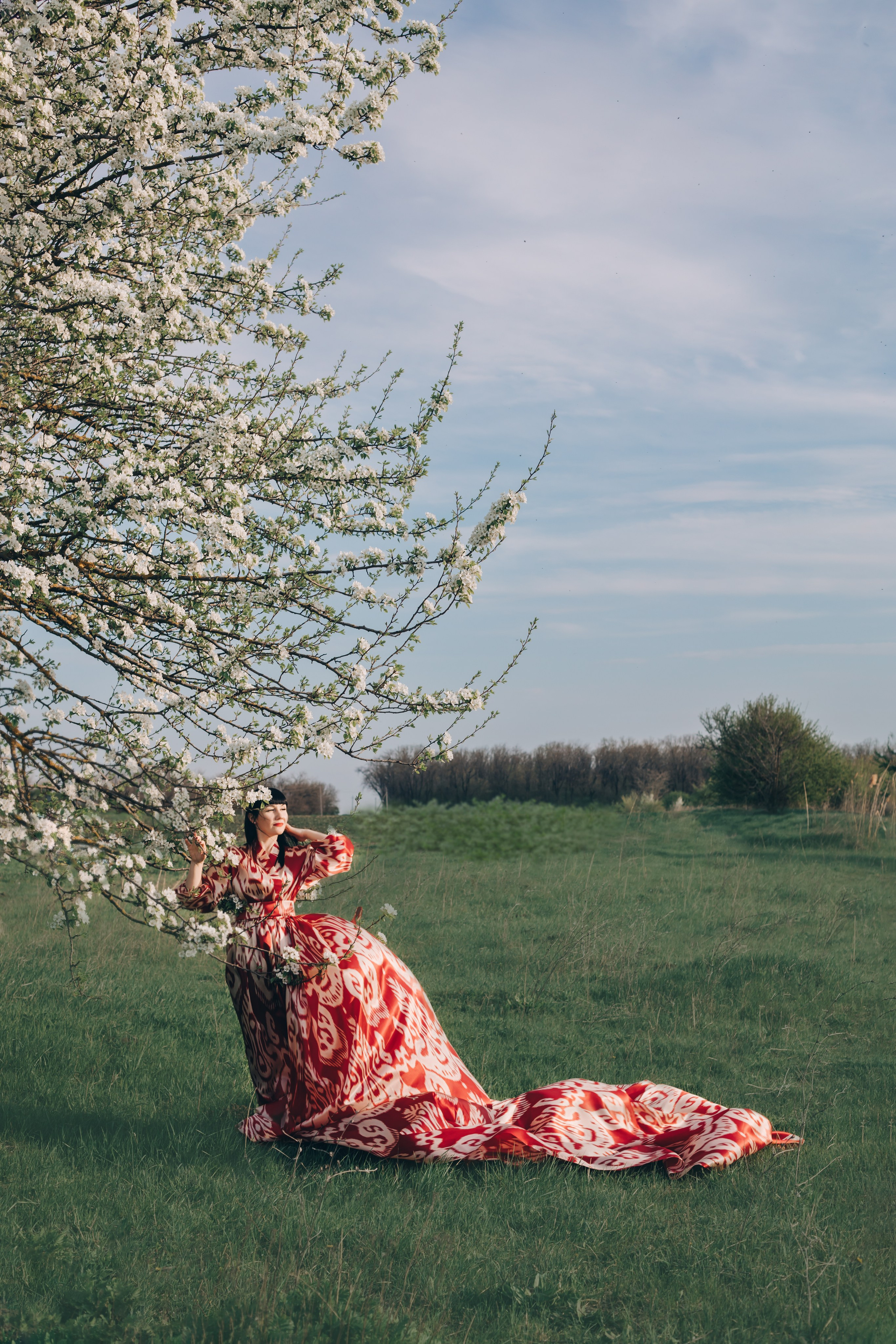 Фотосессия в платье со шлейфом. Свадебный и семейный фотограф в Краснодарском крае Мария Данилкина