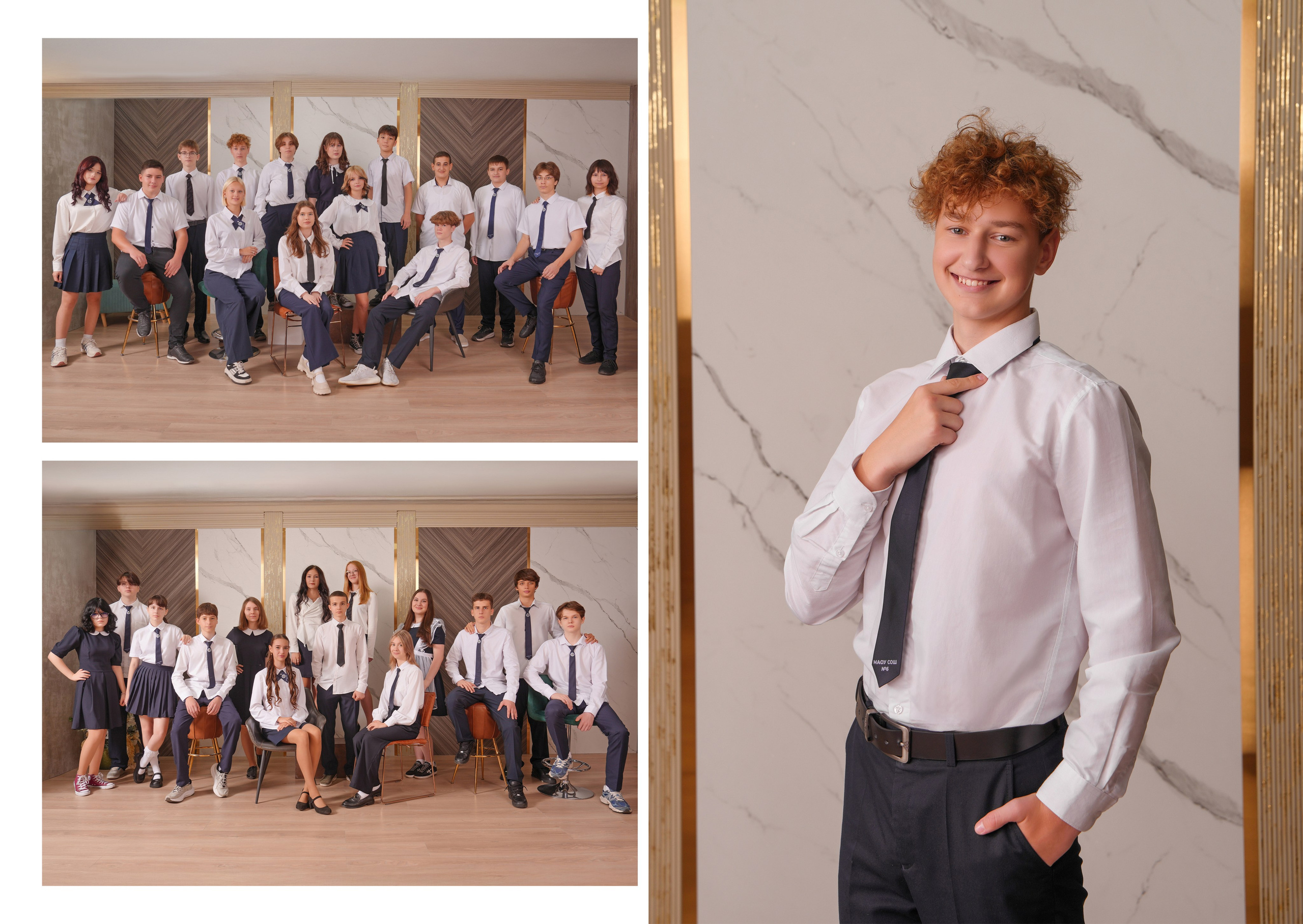 ШКОЛА 6-9Б. Красивый выпускной альбом в Краснодаре