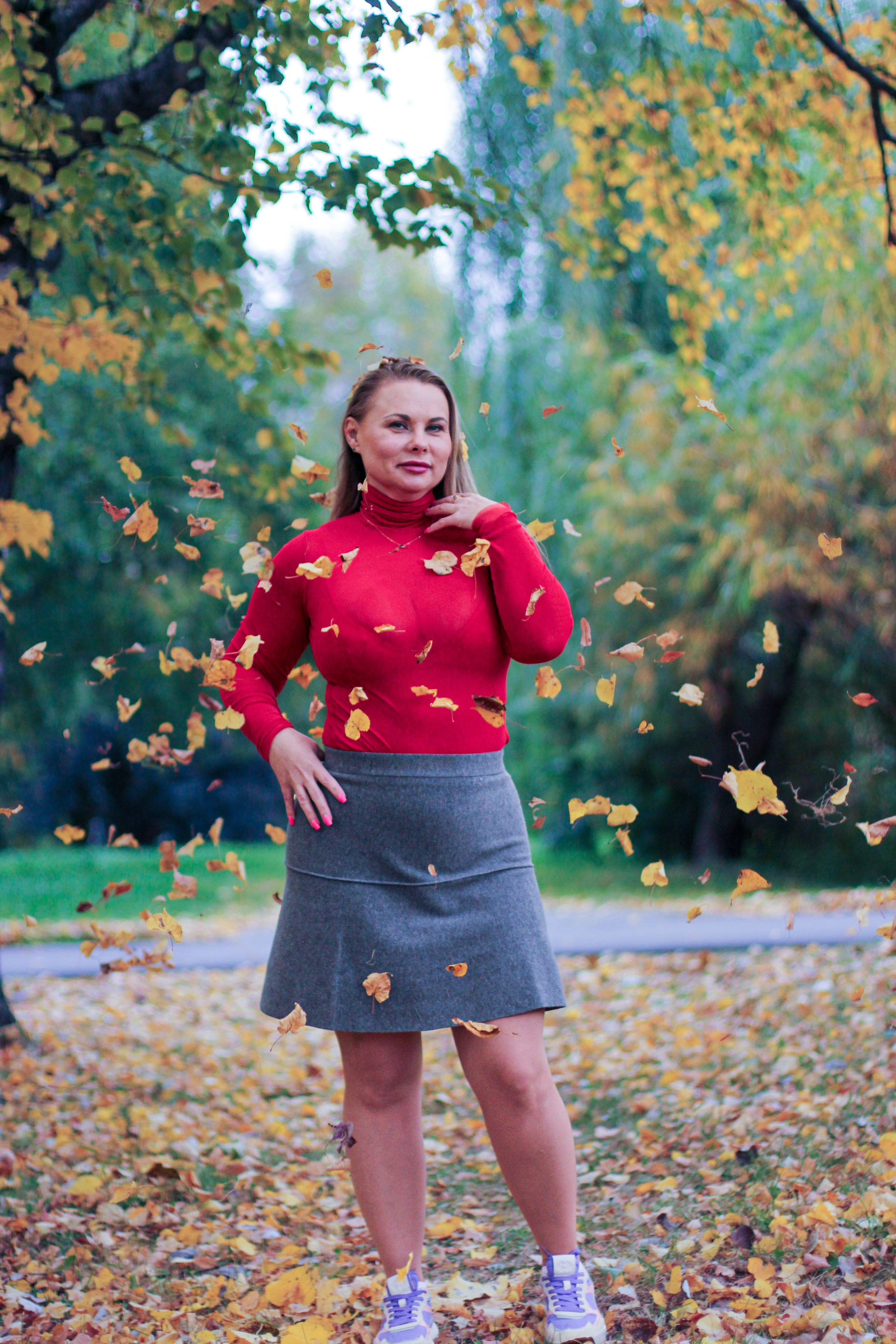 Мария на прогулке в Ботаническом саду. Ваш личный фотограф в Москве Мила