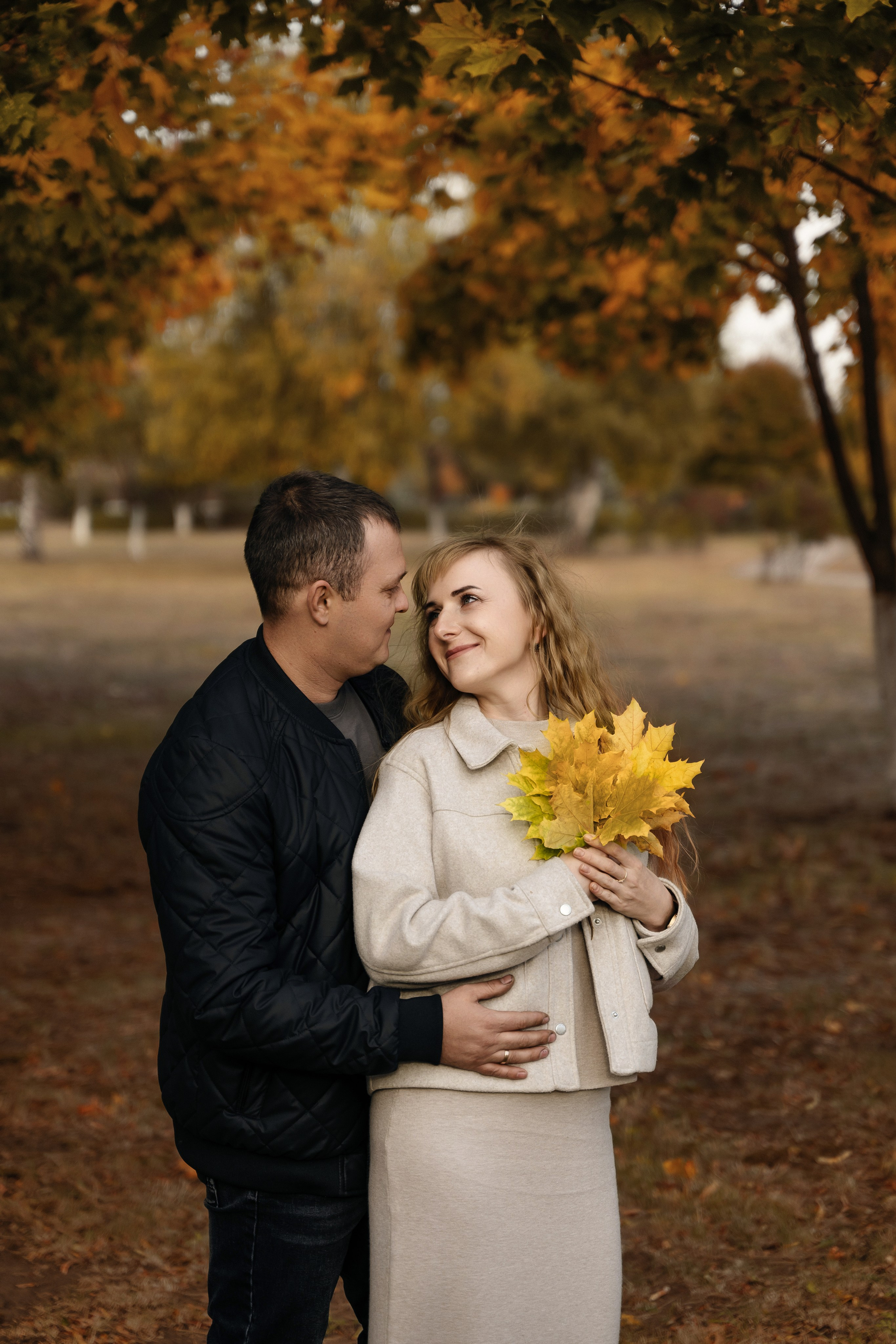 Осенняя фотосессия в стиле Love Story. Семейный фотограф в Белгороде Амелина Алина