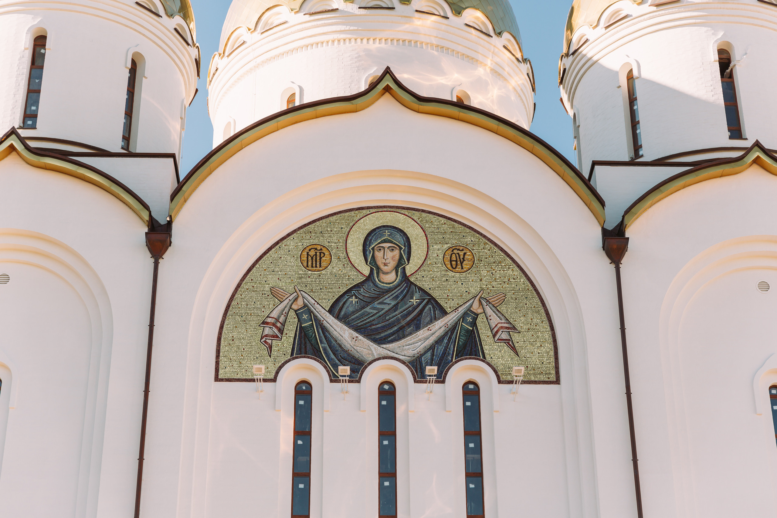 Оформление фасадов храма. НИИКОРОВИН- мастерская мозаики и монументального искусства