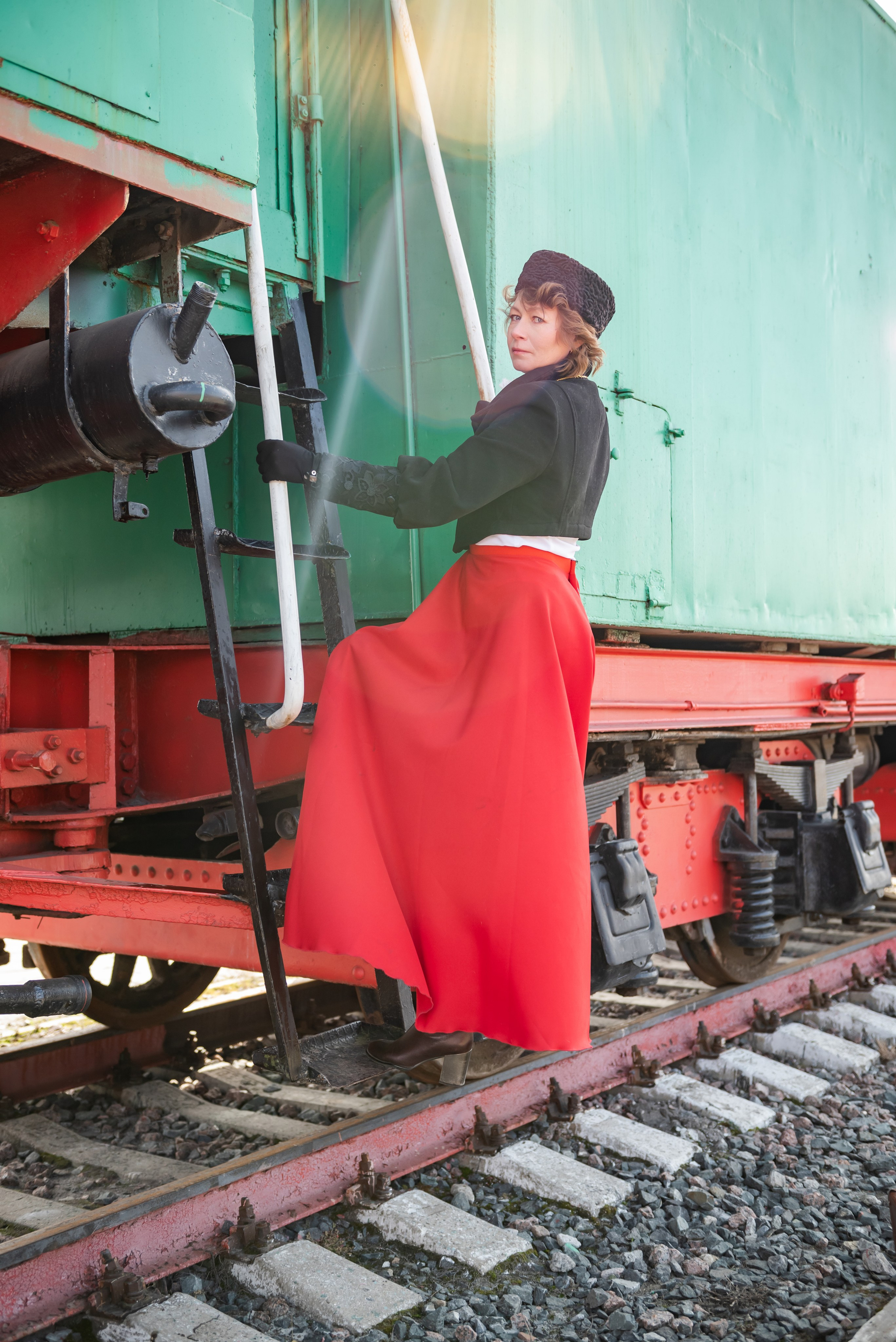 Наталья и Ретропоезд. Свадебный и семейный фотограф в Дзержинске Екатерина Шулакова