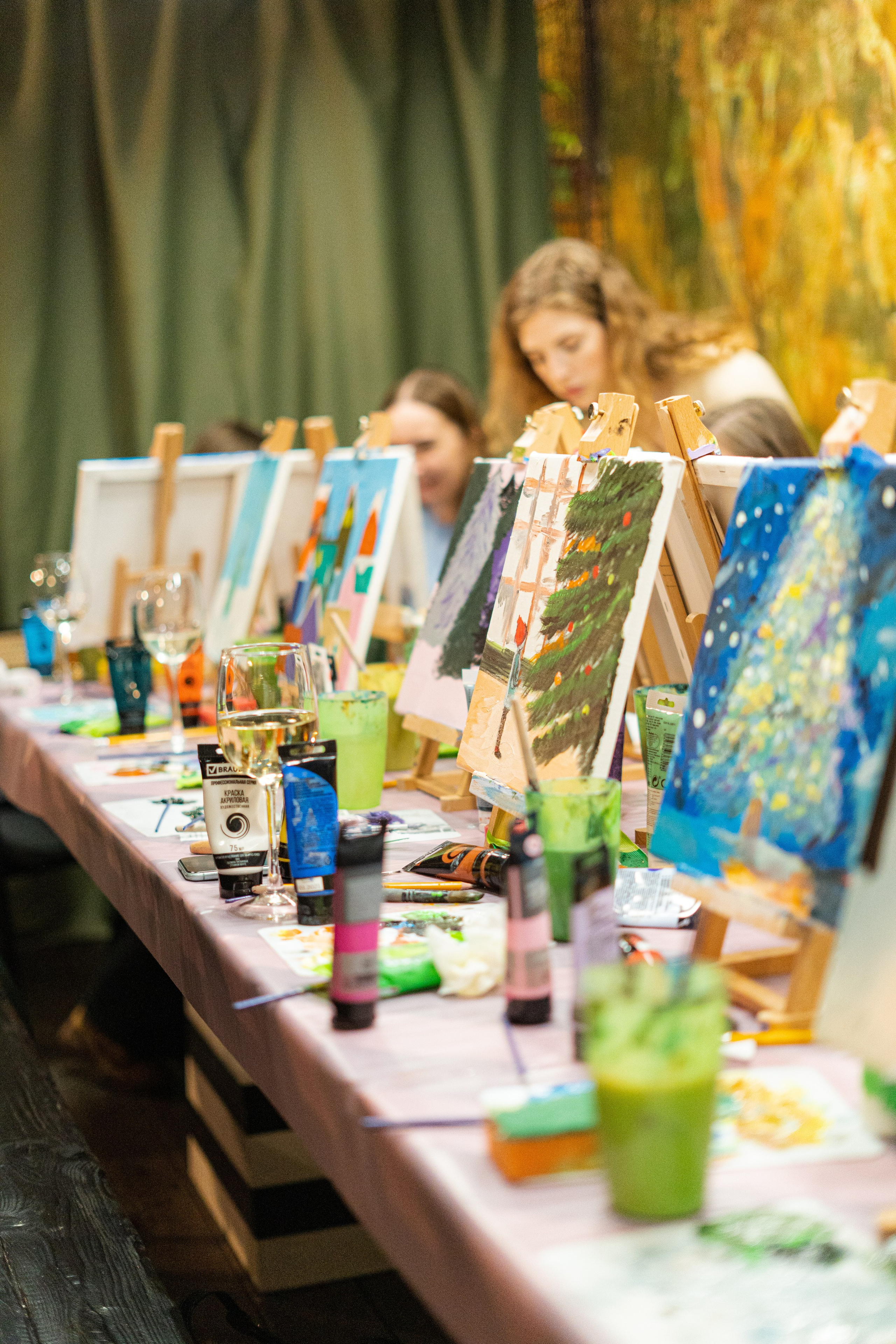 Корпоратив Teach Me Art 2. Портретный фотограф в Москве и Санкт-Петербурге Арина Чех