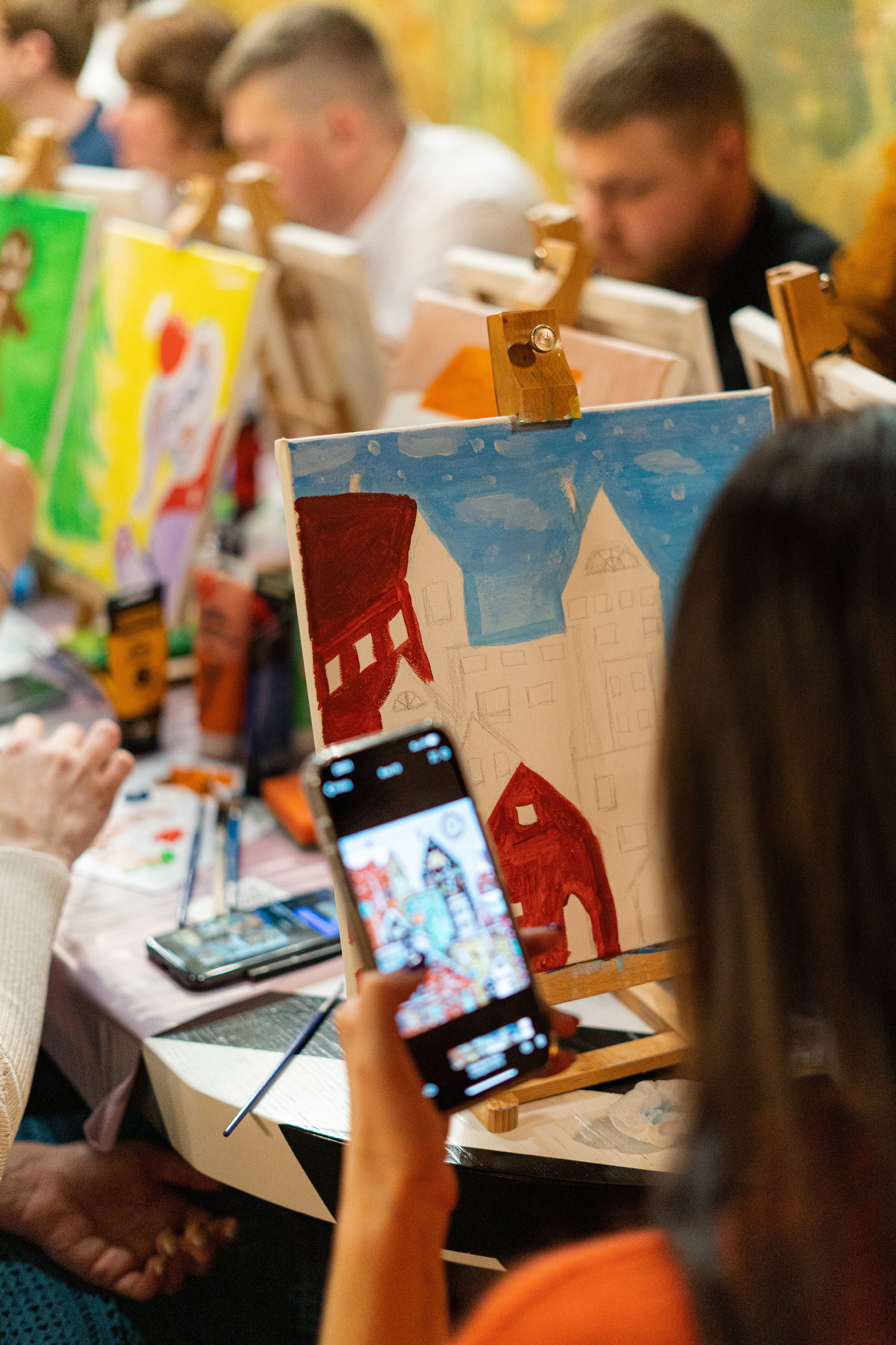 Корпоратив Teach Me Art 2. Портретный фотограф в Москве и Санкт-Петербурге Арина Чех