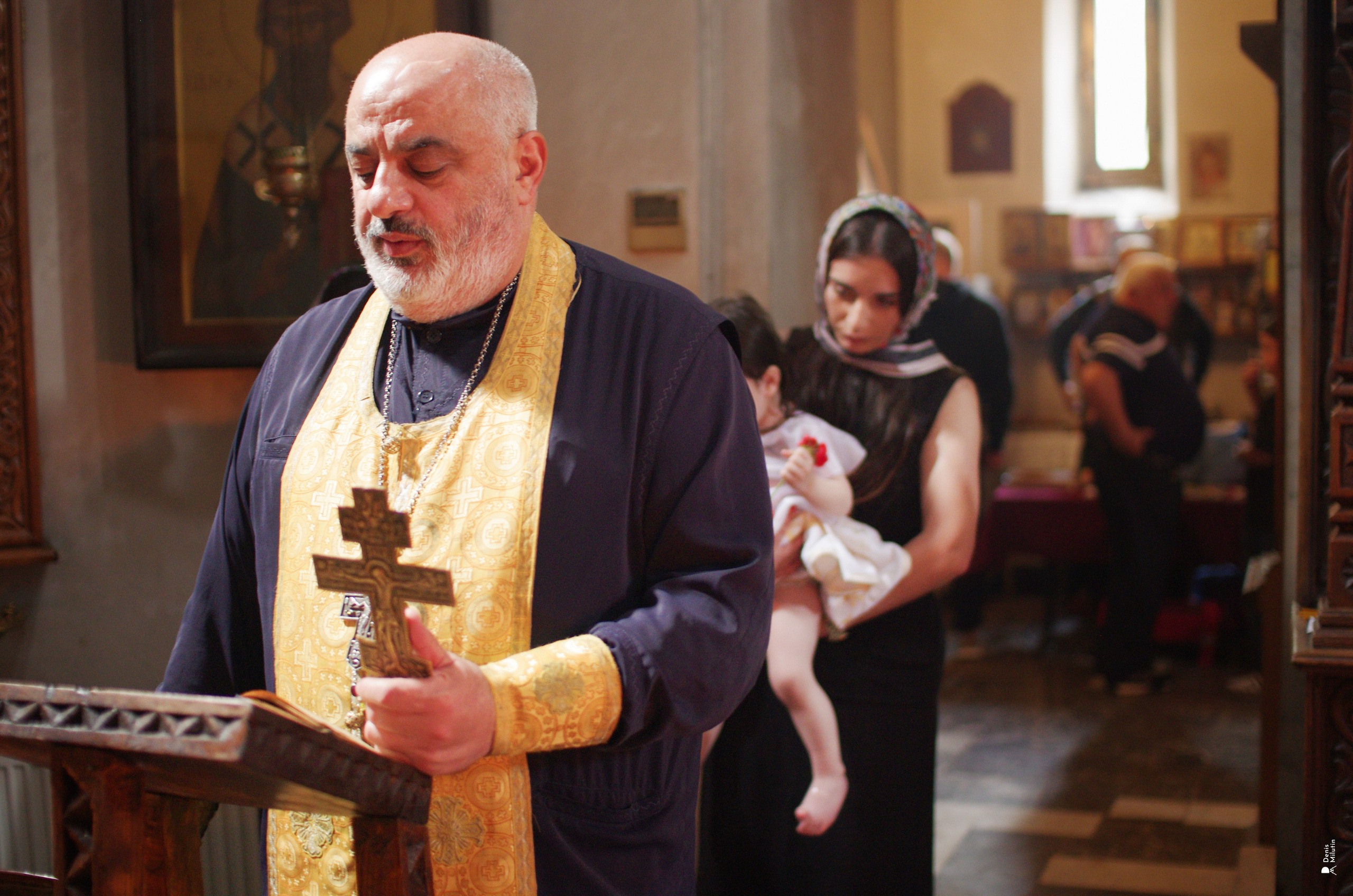 Крещение Сенаки. Портретный фотограф Денис Милютин