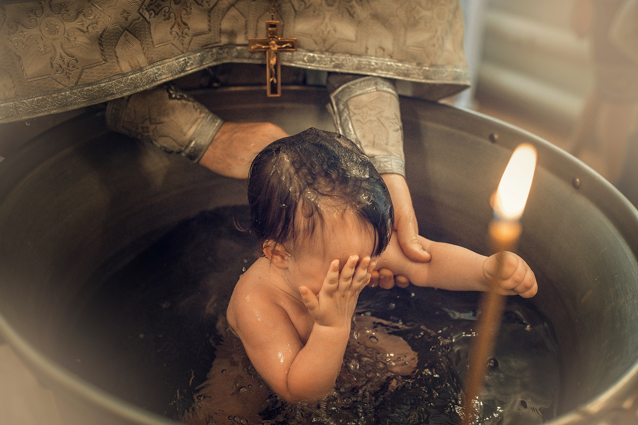 Таинство Крещения Марии. Храм Николая Чудотворца г. Волгоград. Церковный, семейный и репортажный фотограф Волгоград, Волжский