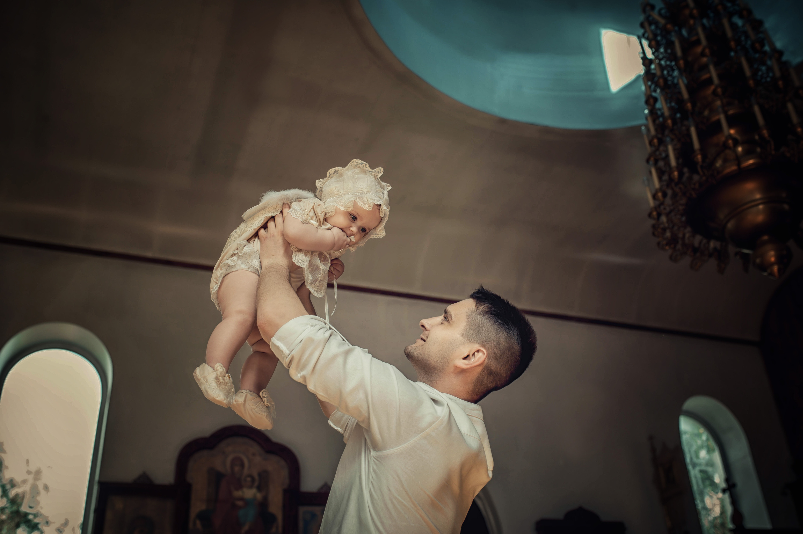 Таинство Крещение Амелии. Храм Николая Чудотворца г. Краснослободск. Церковный, семейный и репортажный фотограф Волгоград, Волжский