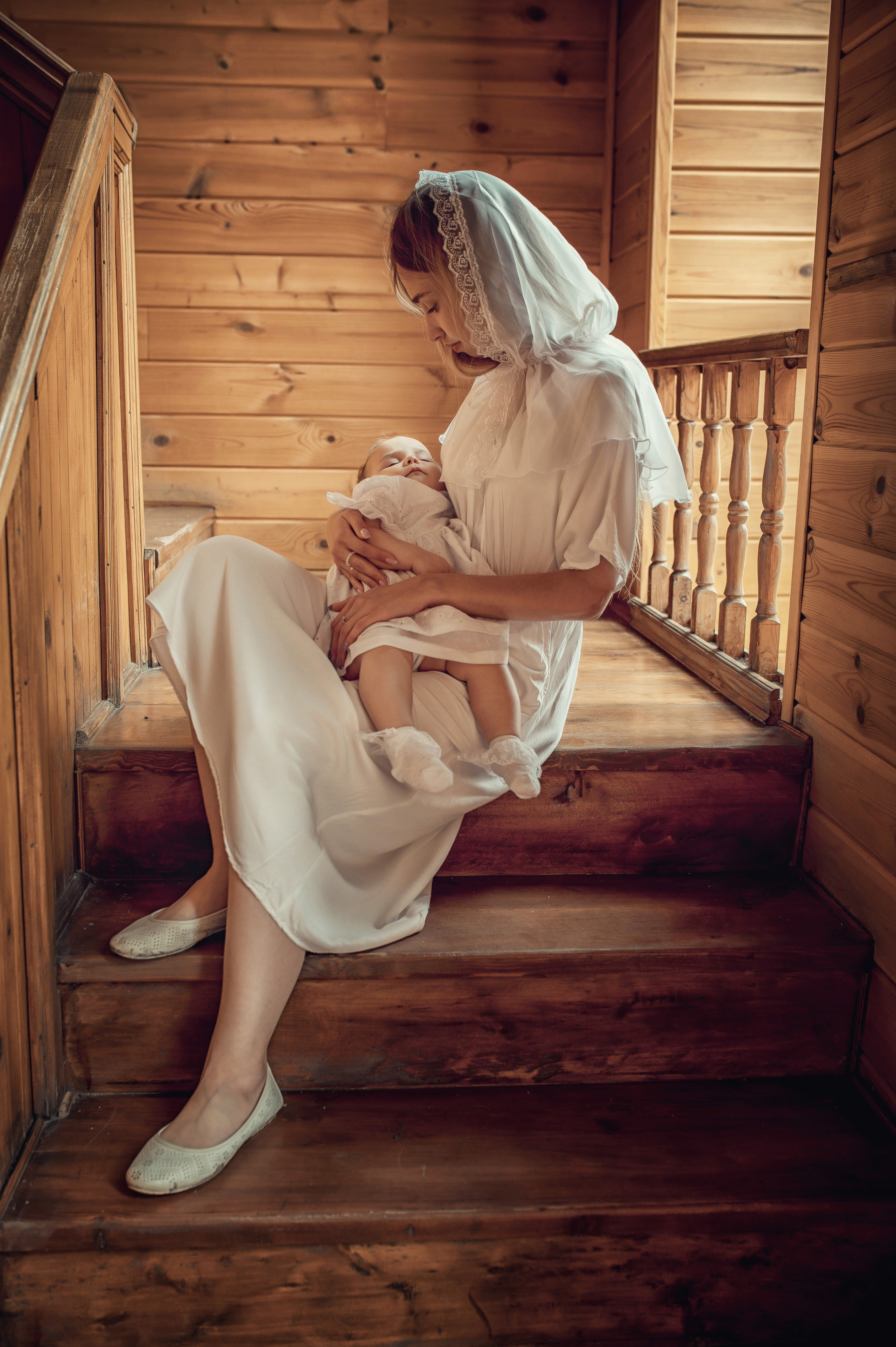 Таинство Крещения Киры. Храм Николая Чудотворца г. Краснослободск. Церковный, семейный и репортажный фотограф Волгоград, Волжский