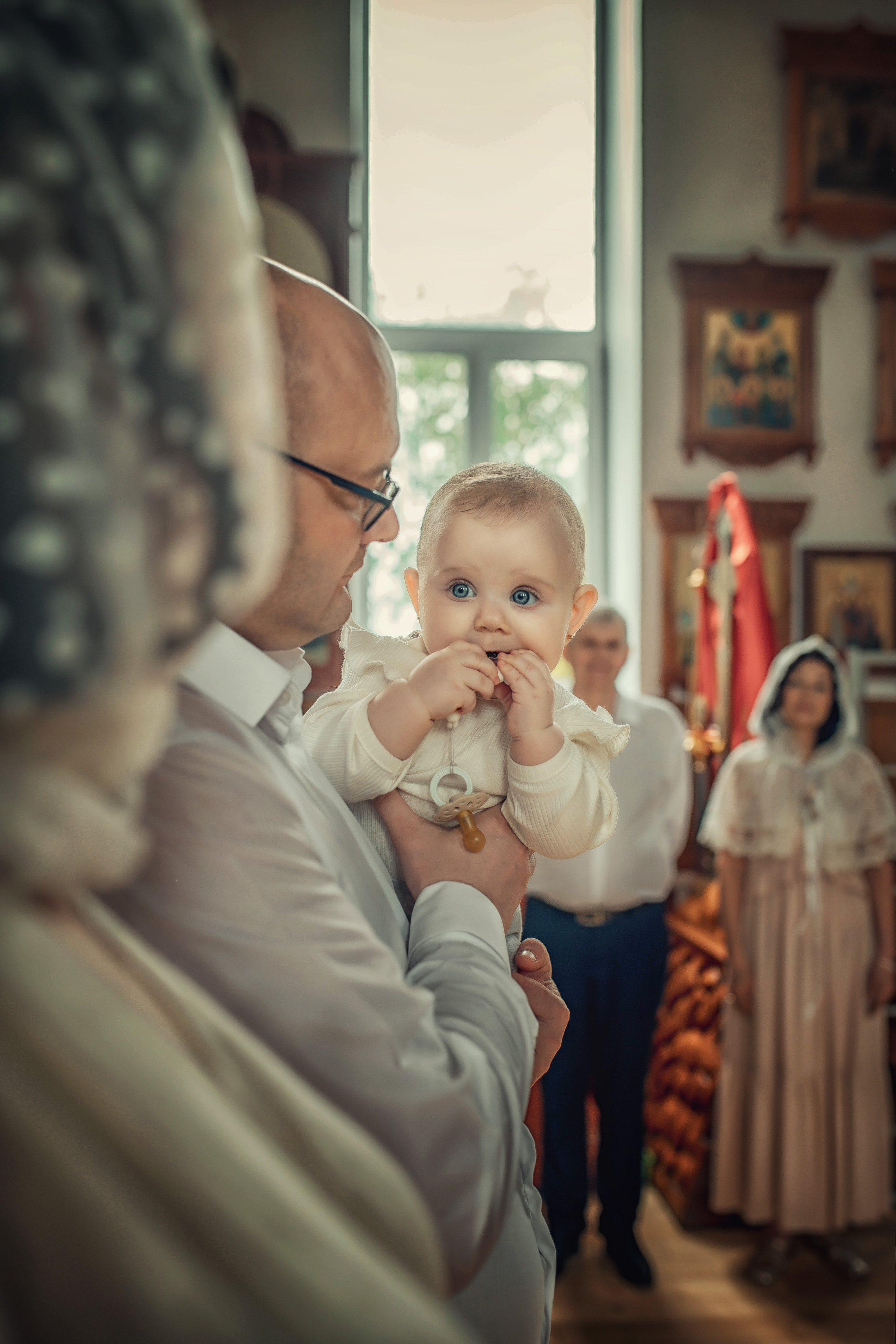 Таинство Крещение Амелии. Храм Николая Чудотворца г. Краснослободск. Церковный, семейный и репортажный фотограф Волгоград, Волжский