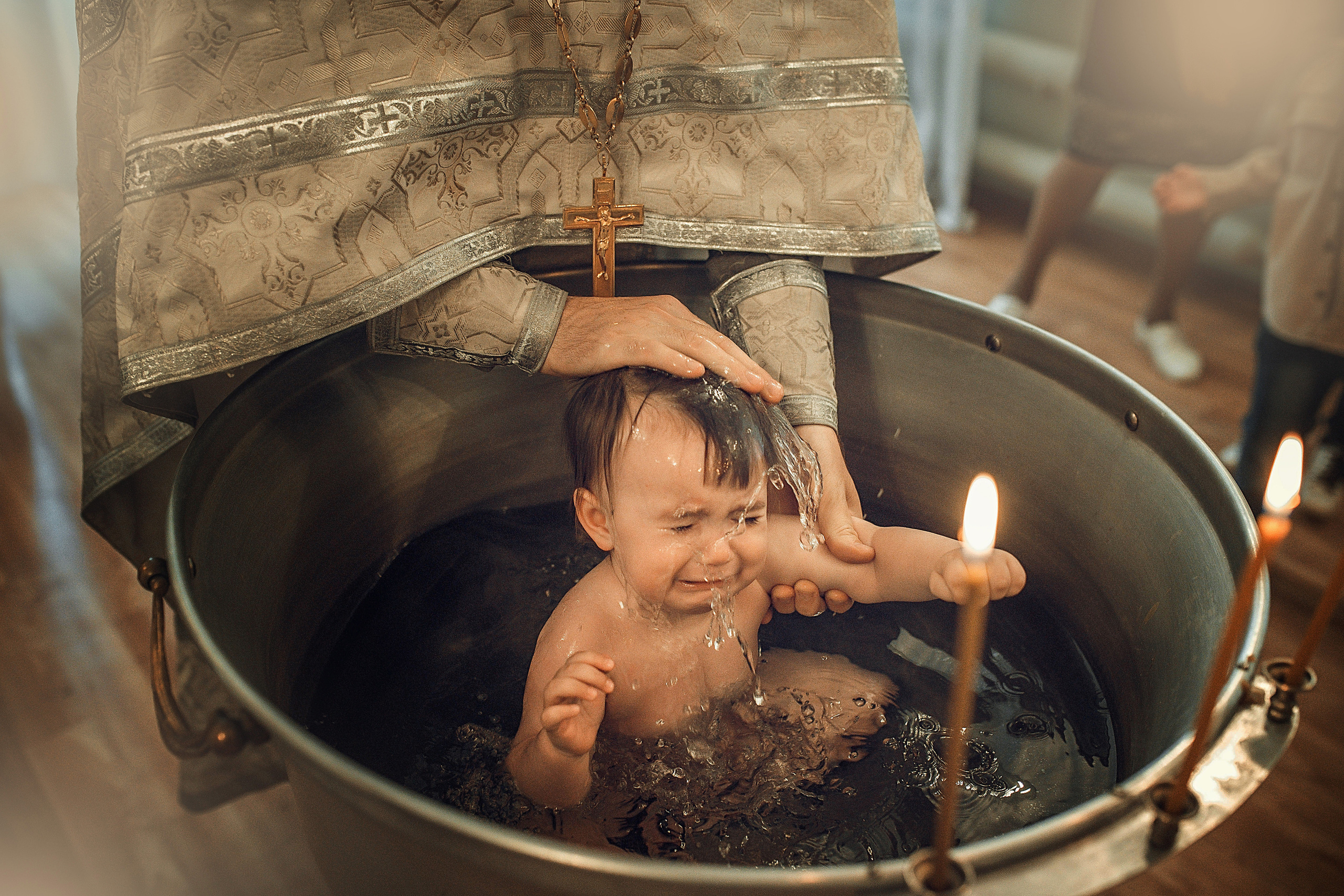 Таинство Крещения Марии. Храм Николая Чудотворца г. Волгоград. Церковный, семейный и репортажный фотограф Волгоград, Волжский