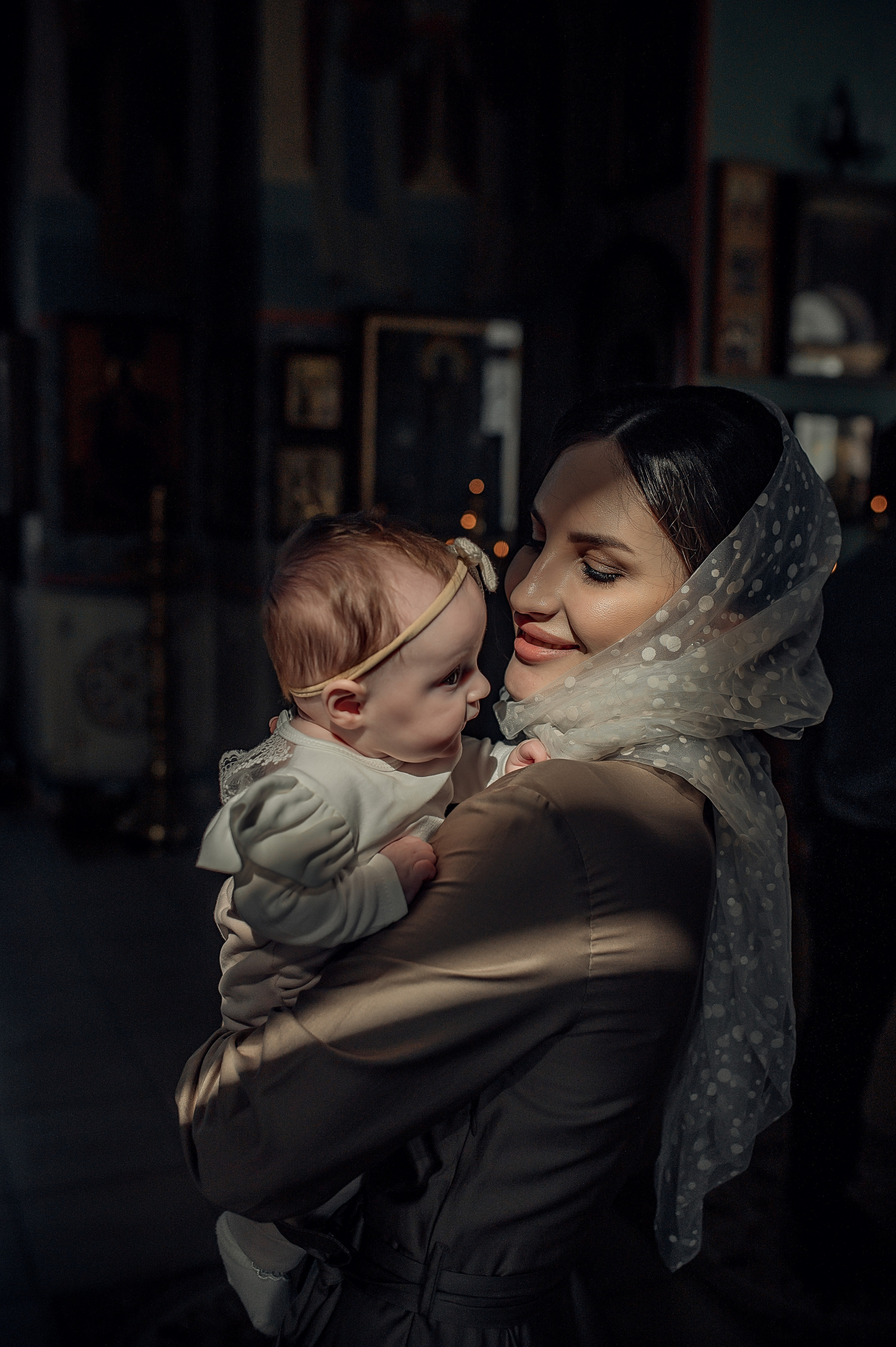 Таинство Крещение Василисы. Храм Всех Святых в Земле Российской просиявших г. Волгоград. Церковный, семейный и репортажный фотограф Волгоград, Волжский