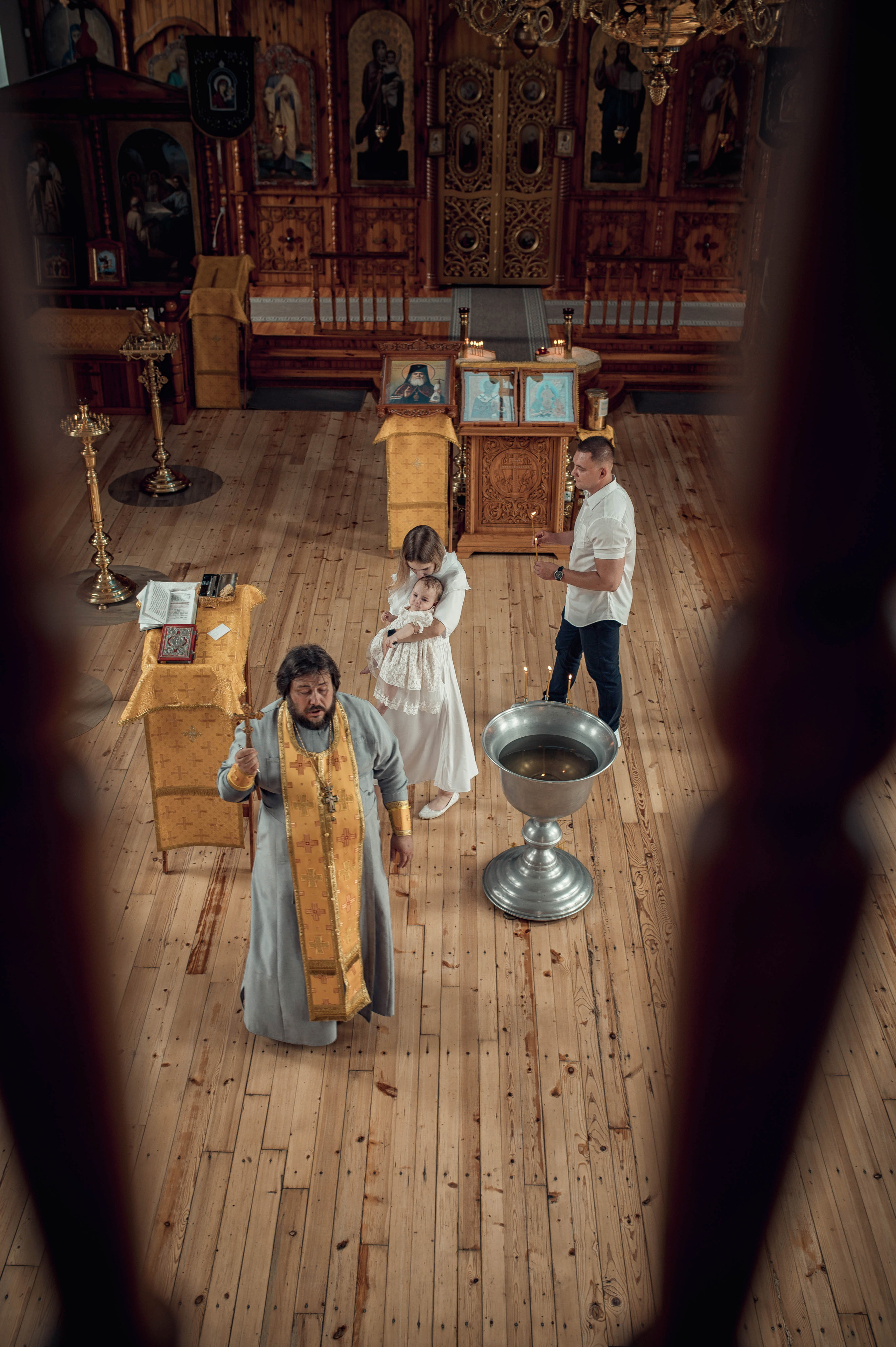 Таинство Крещения Киры. Храм Николая Чудотворца г. Краснослободск. Церковный, семейный и репортажный фотограф Волгоград, Волжский