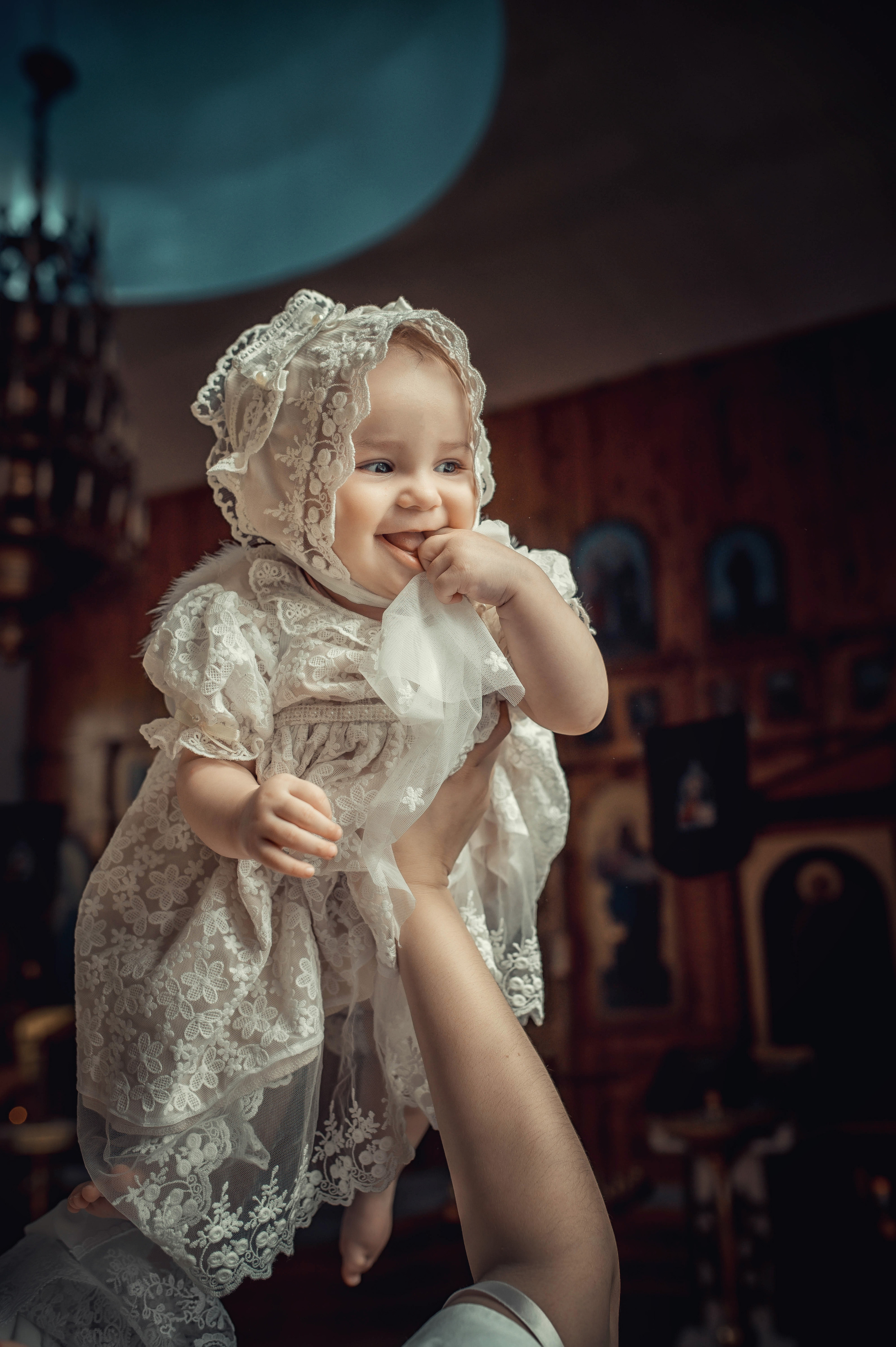 Таинство Крещения Киры. Храм Николая Чудотворца г. Краснослободск. Церковный, семейный и репортажный фотограф Волгоград, Волжский