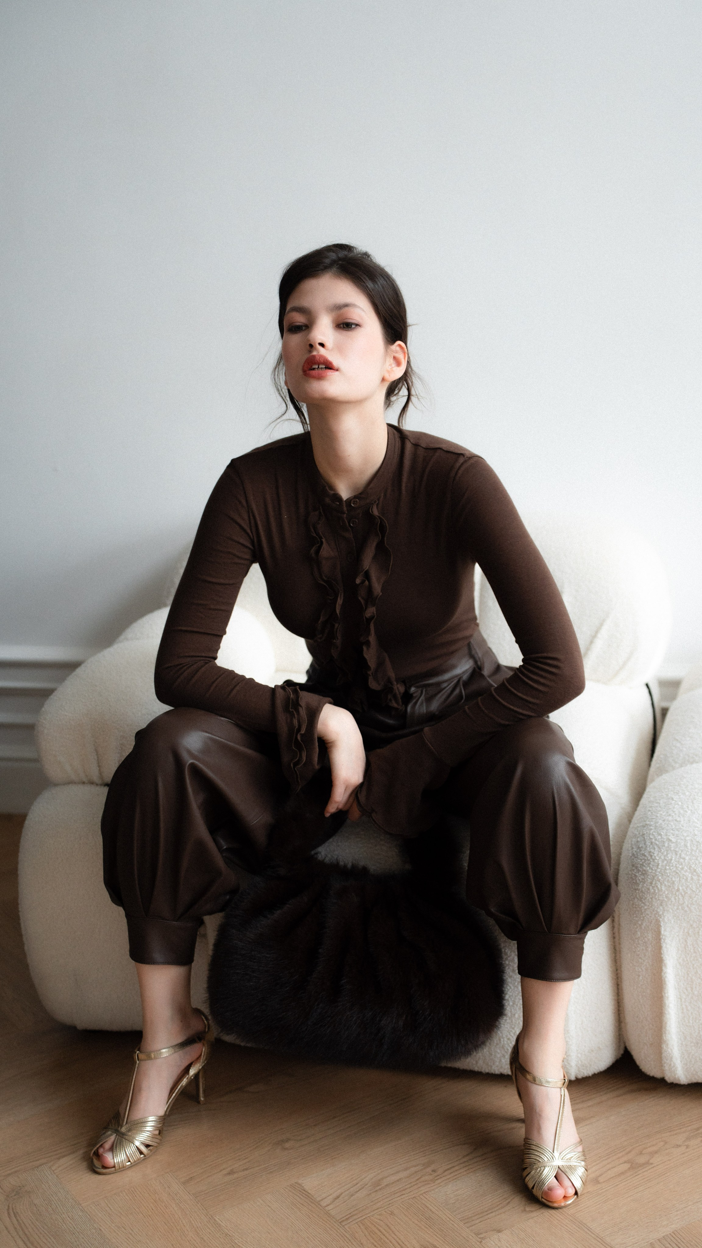 Тесты модели для кастингов, съёмка в стильном образе