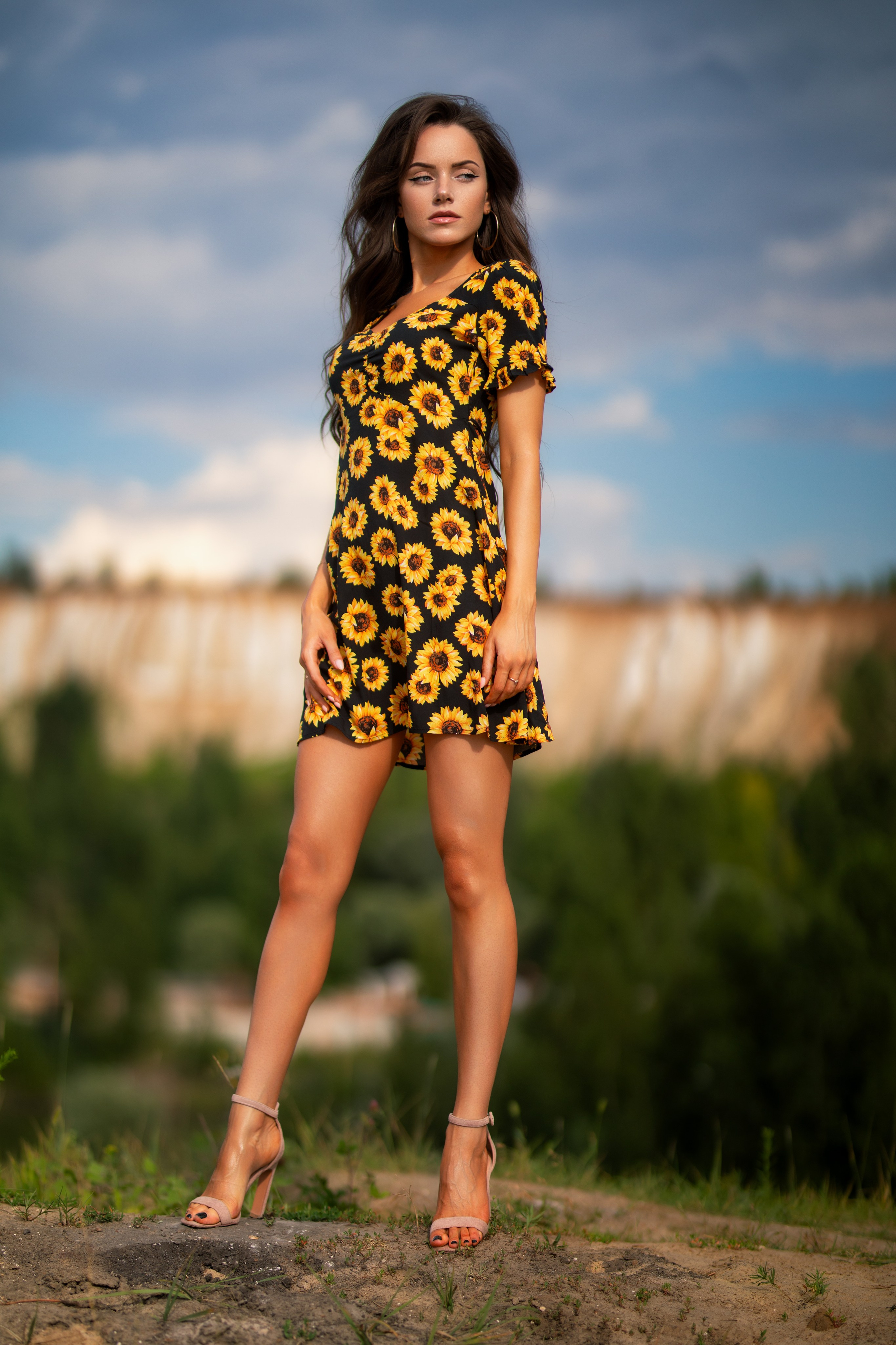 Летняя съемка с Екатериной на природе в парке Белый Колодец в формате для «себя»