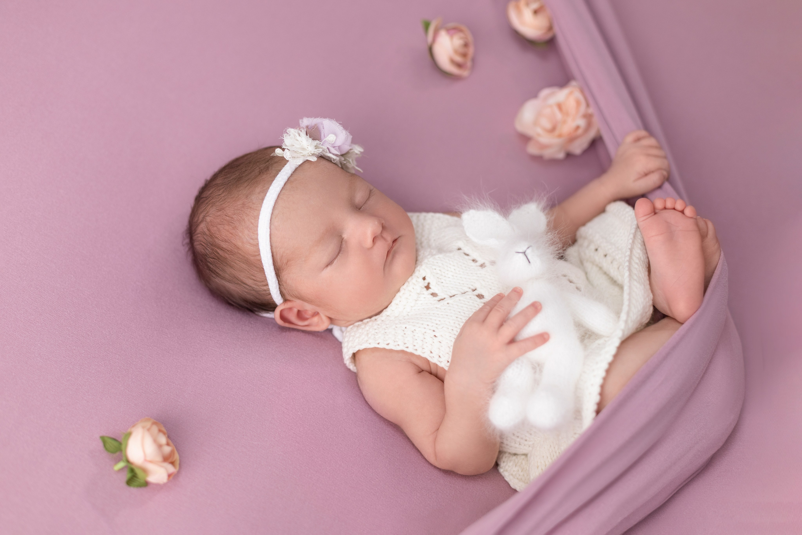 Елена и дочка, 8 дней. Фотограф новорожденных в Нижнем Новгороде Надежда Кадылкина