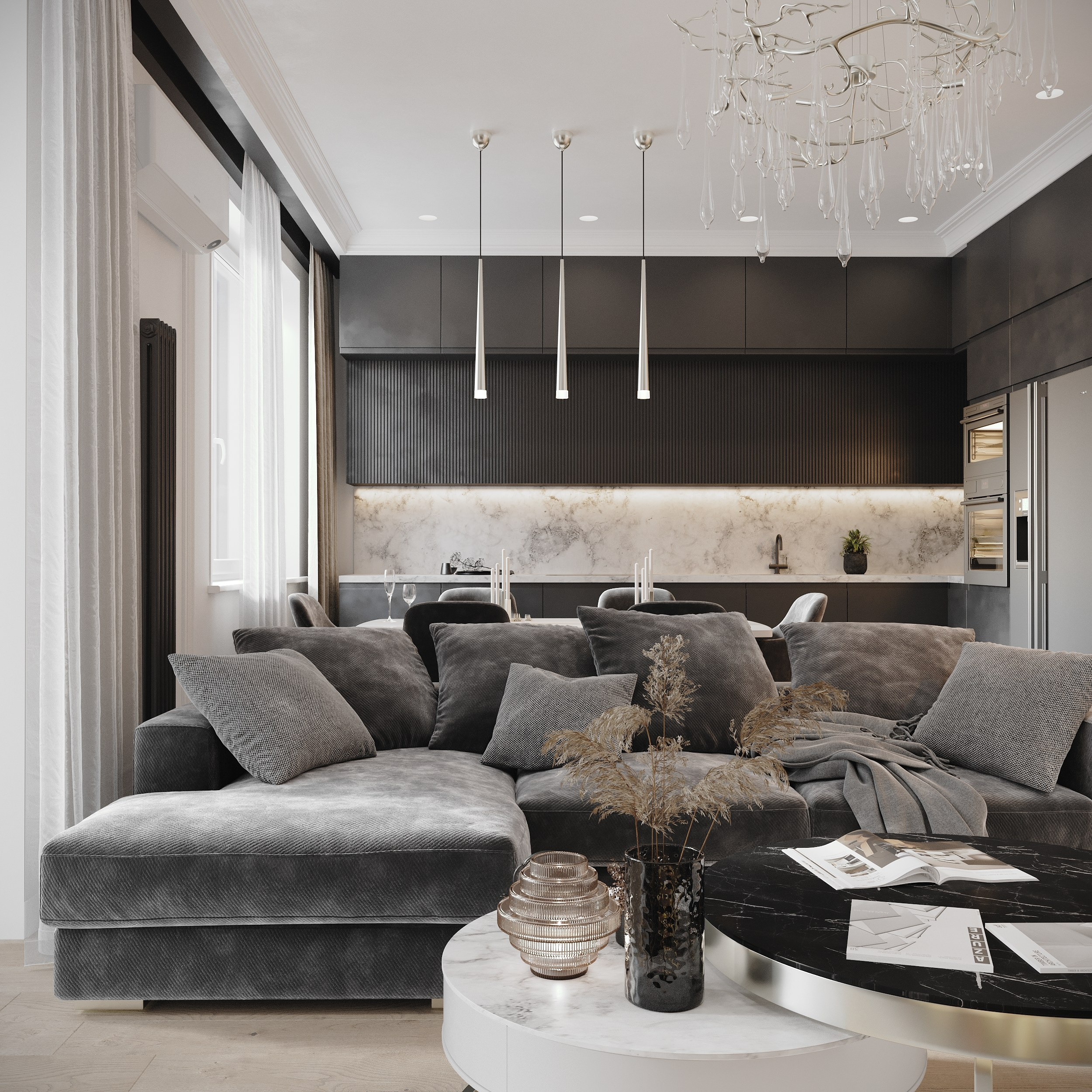 Визуализация квартиры для девушки-фотографа. Студия 3d визуализации Arcviz