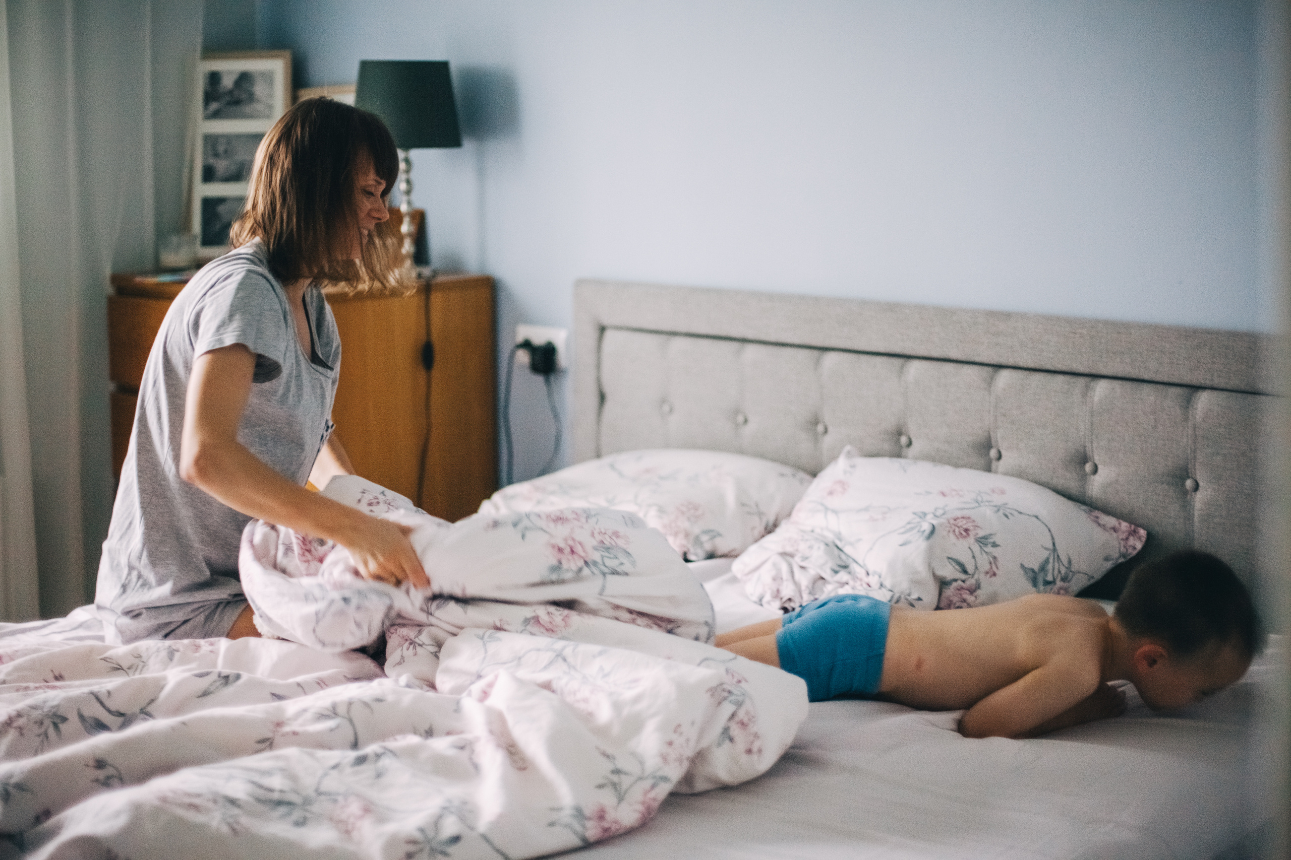 Юля и Даня. Обычный будний день. Семейный фотограф, фотограф родов, репортажей фотограф в Санкт-Петербу