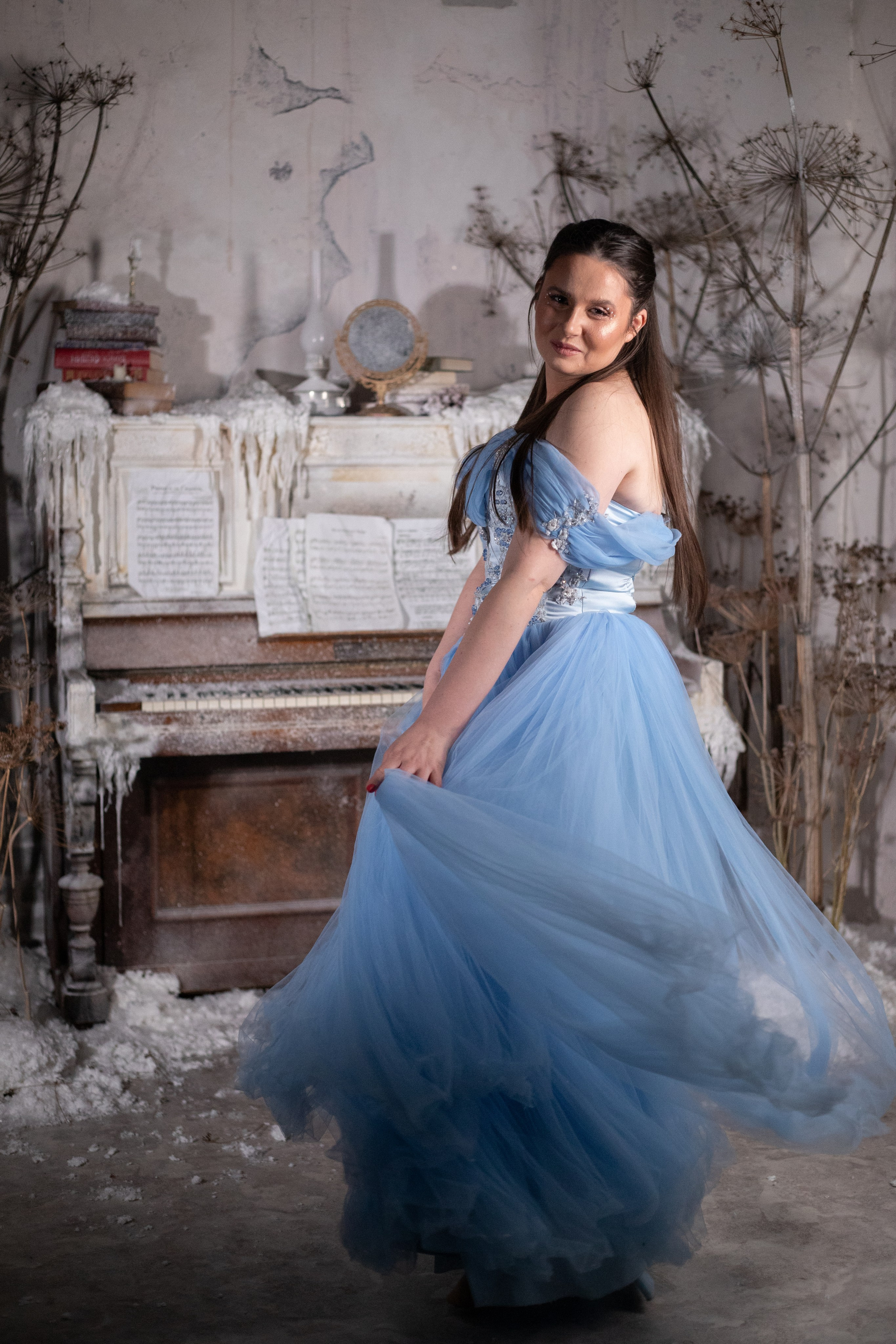 Даша. Зимняя художественная фотосессия. Фотограф Киржач/Москва_Екатерина Мартынова
