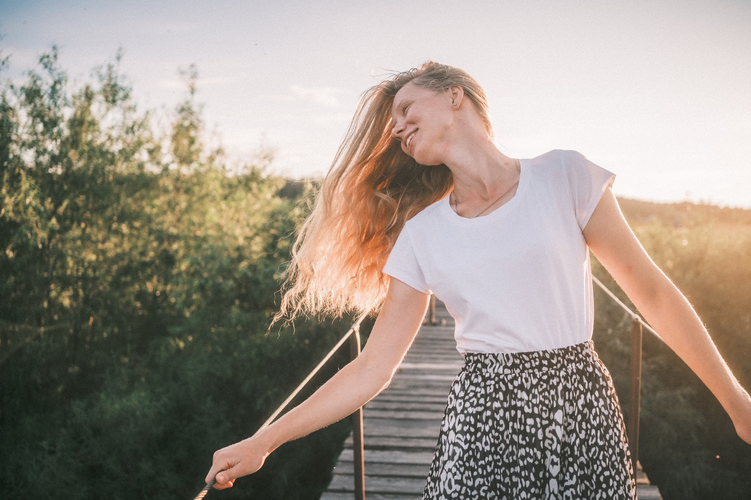 Полина на мосту. Фотограф в Москве Максим Скоробогатов